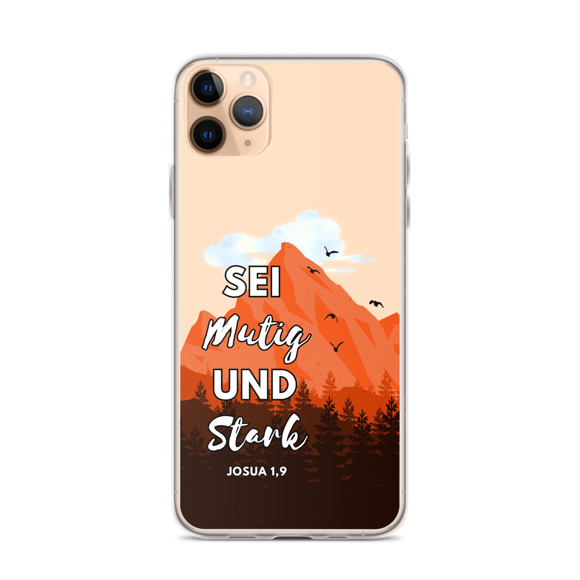 Sei mutig und stark iPhone-Hülle