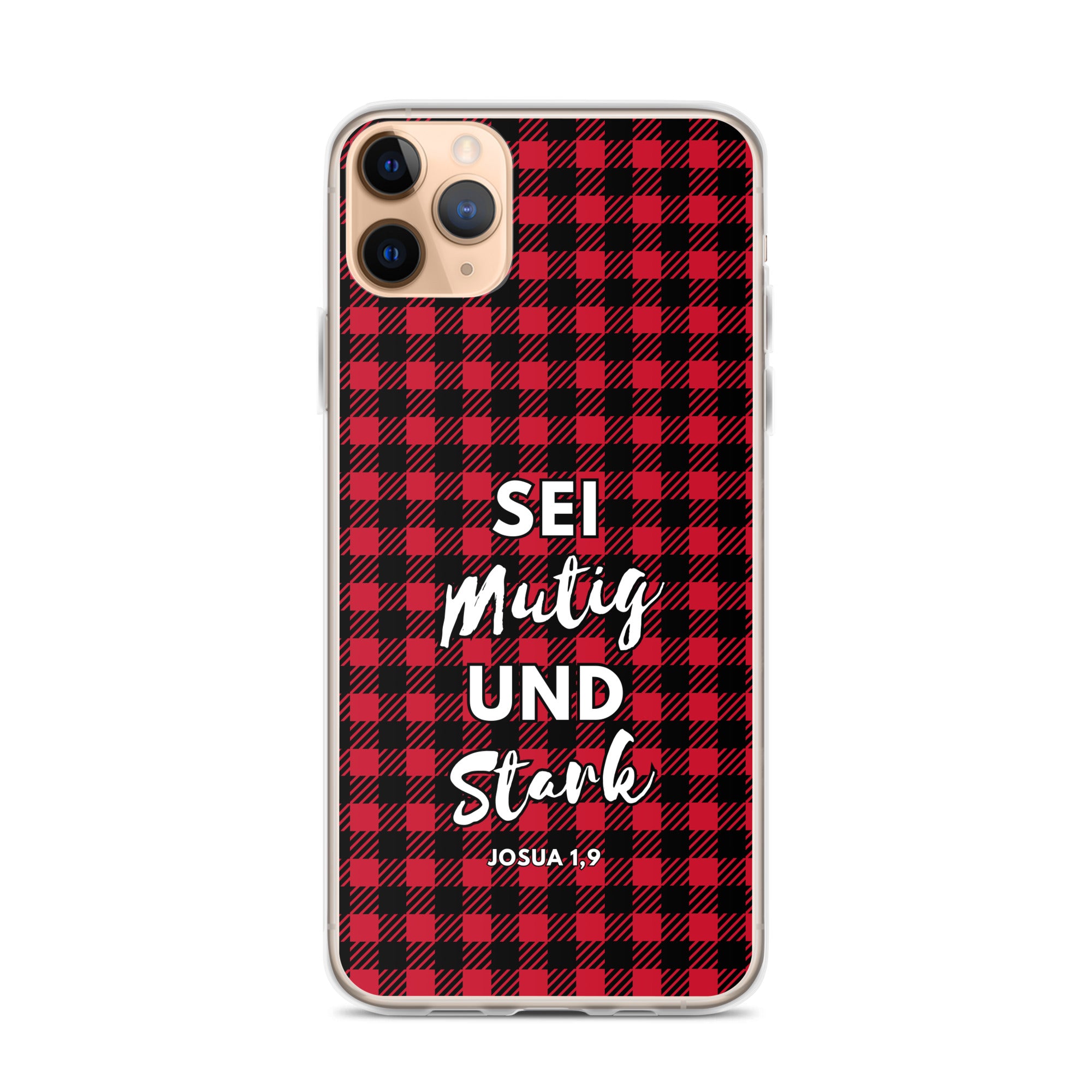 Sei mutig und stark Josua 1,9 iPhone-Hülle