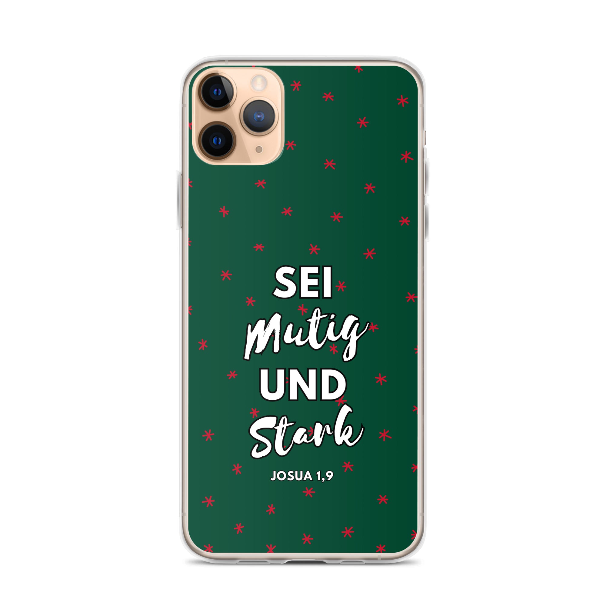 Sei mutig und stark Josua 1,9 iPhone-Hülle