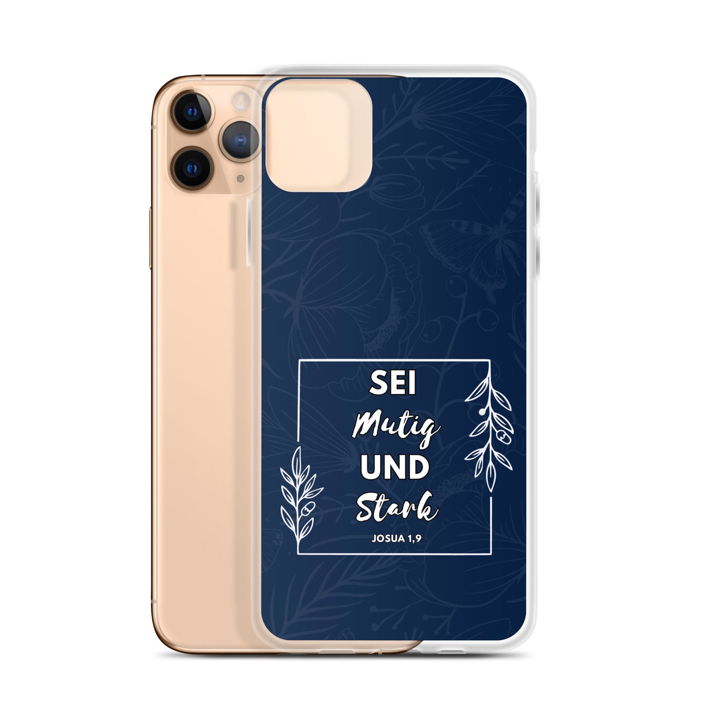 Sei mutig und stark Josua 1,9 iPhone-Hülle