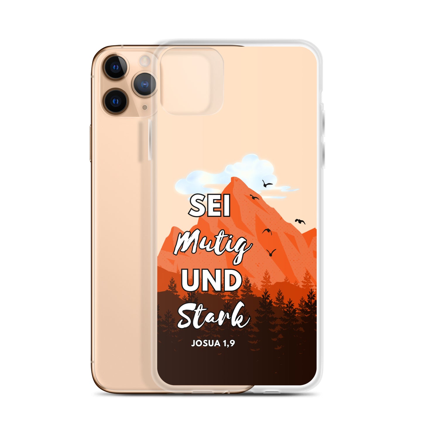Sei mutig und stark iPhone-Hülle