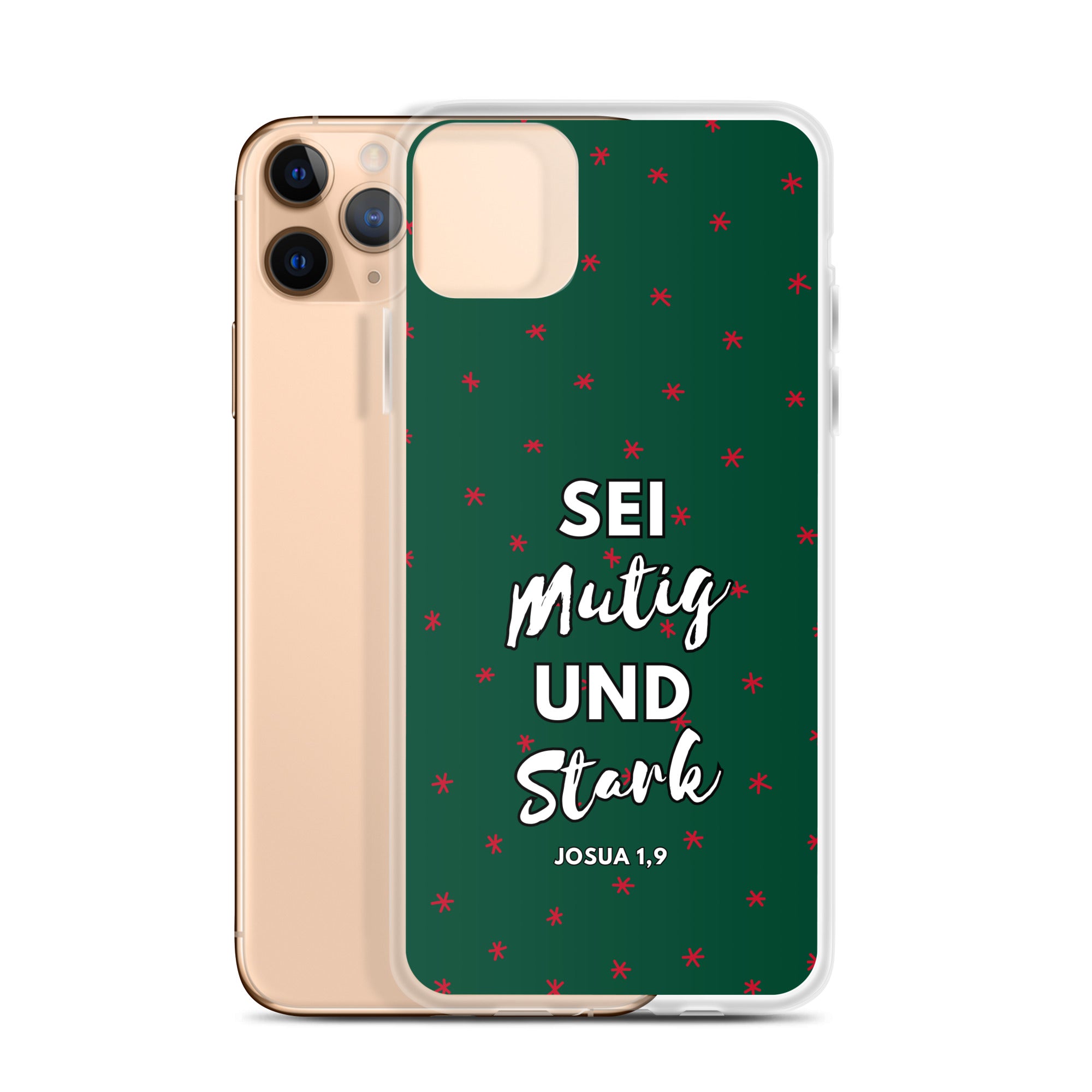 Sei mutig und stark Josua 1,9 iPhone-Hülle