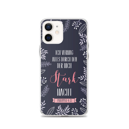 Ich vermag alles durch Christus iPhone-Hülle