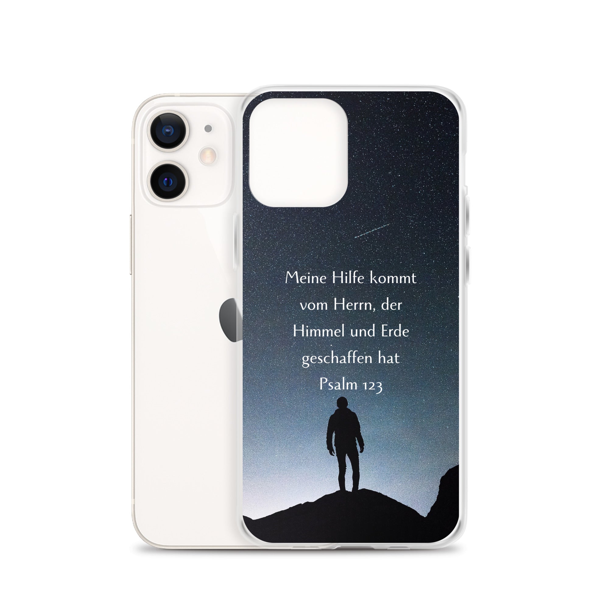 Meine Hilfe kommt vom Herrn Psalm 123 iPhone-Hülle