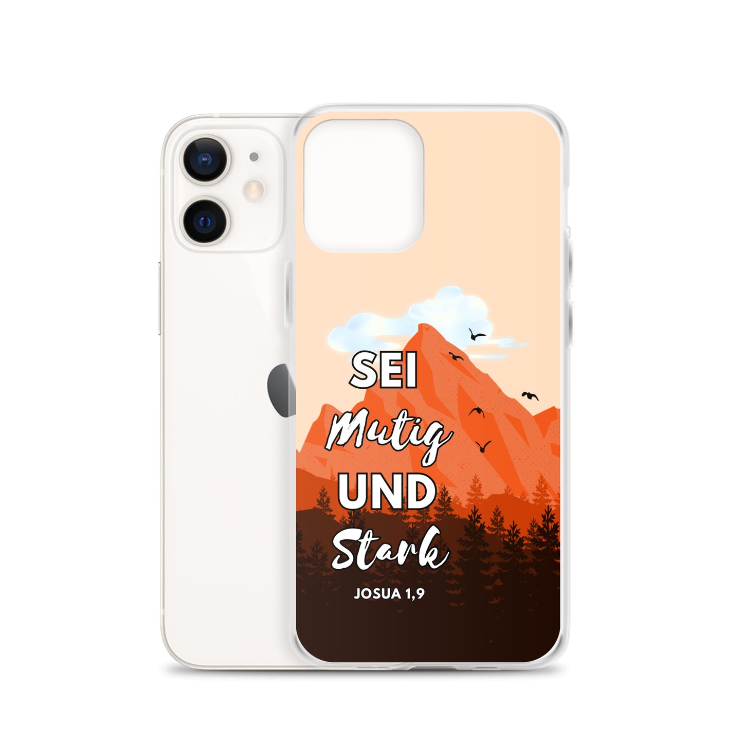 Sei mutig und stark iPhone-Hülle