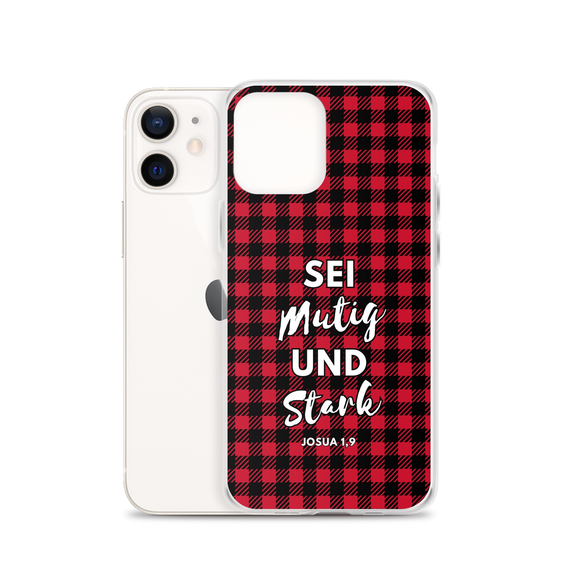 Sei mutig und stark Josua 1,9 iPhone-Hülle