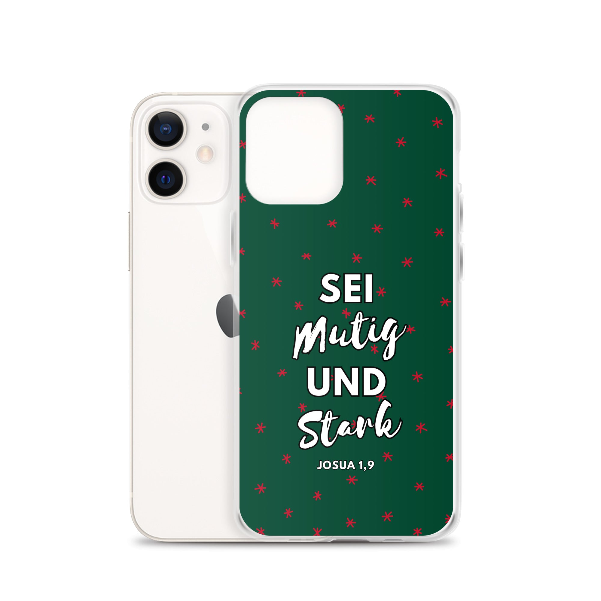 Sei mutig und stark Josua 1,9 iPhone-Hülle