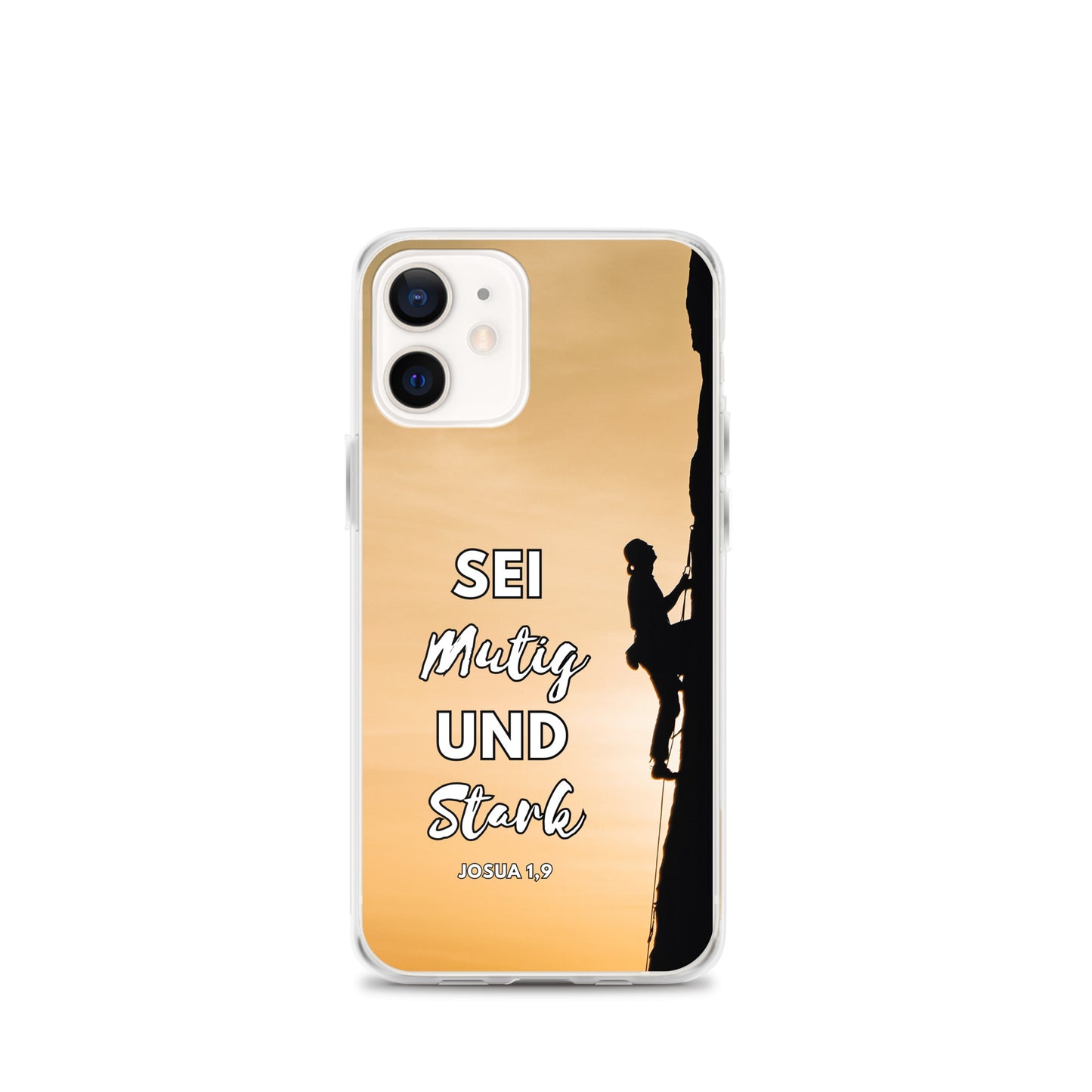 Sei mutig und stark Klettern iPhone-Hülle