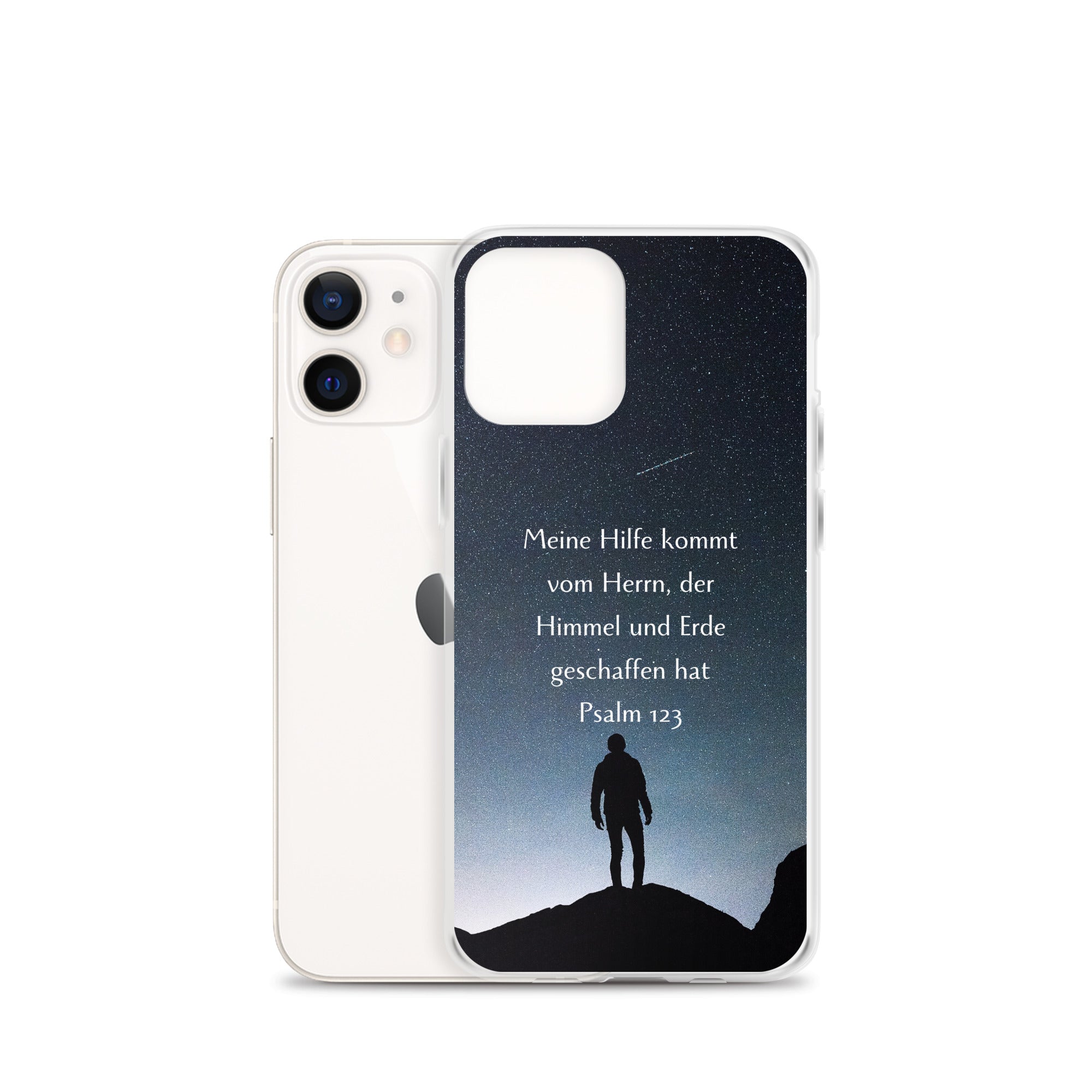 Meine Hilfe kommt vom Herrn Psalm 123 iPhone-Hülle