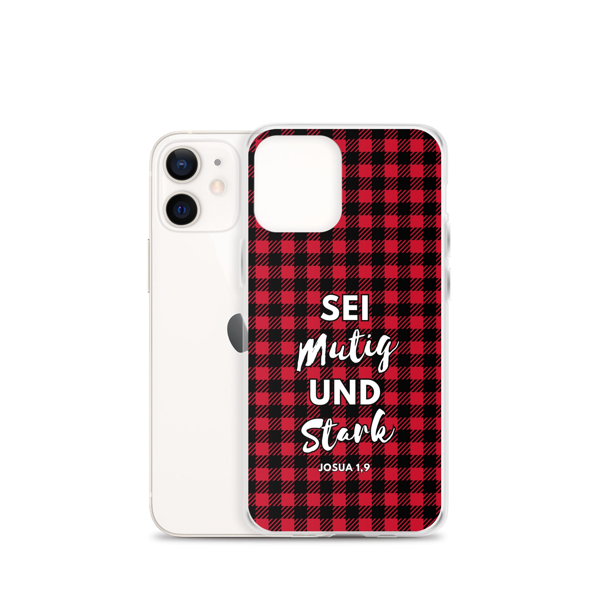 Sei mutig und stark Josua 1,9 iPhone-Hülle