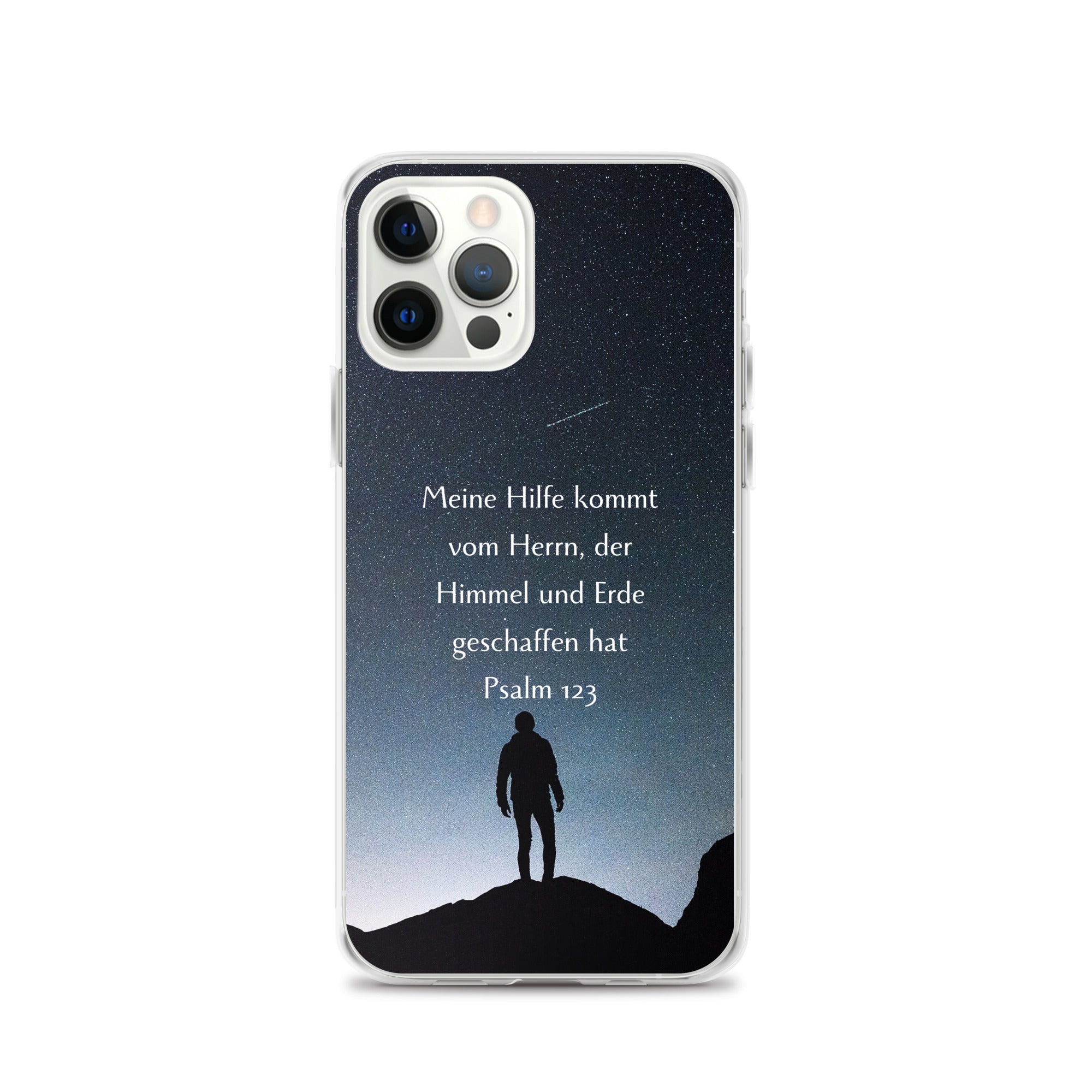 Meine Hilfe kommt vom Herrn Psalm 123 iPhone-Hülle
