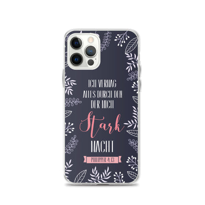 Ich vermag alles durch Christus iPhone-Hülle