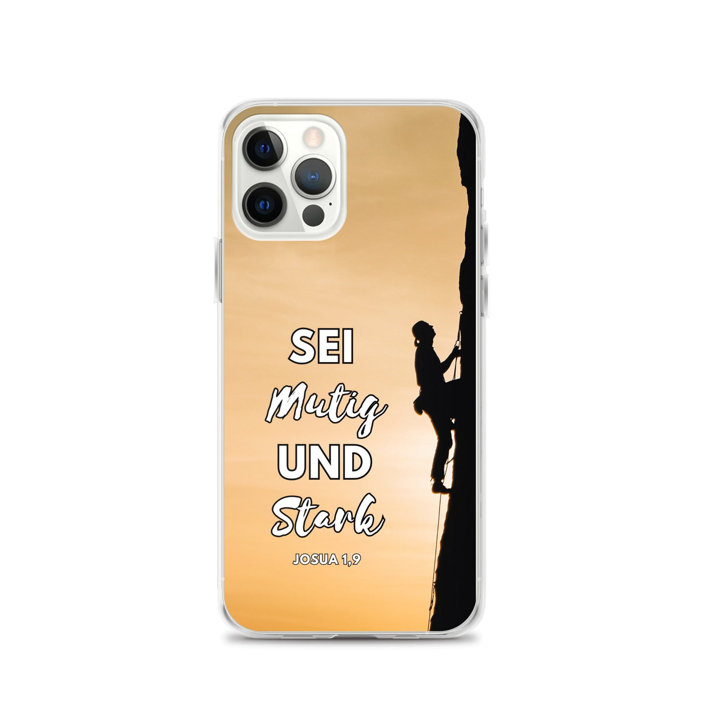 Sei mutig und stark Klettern iPhone-Hülle
