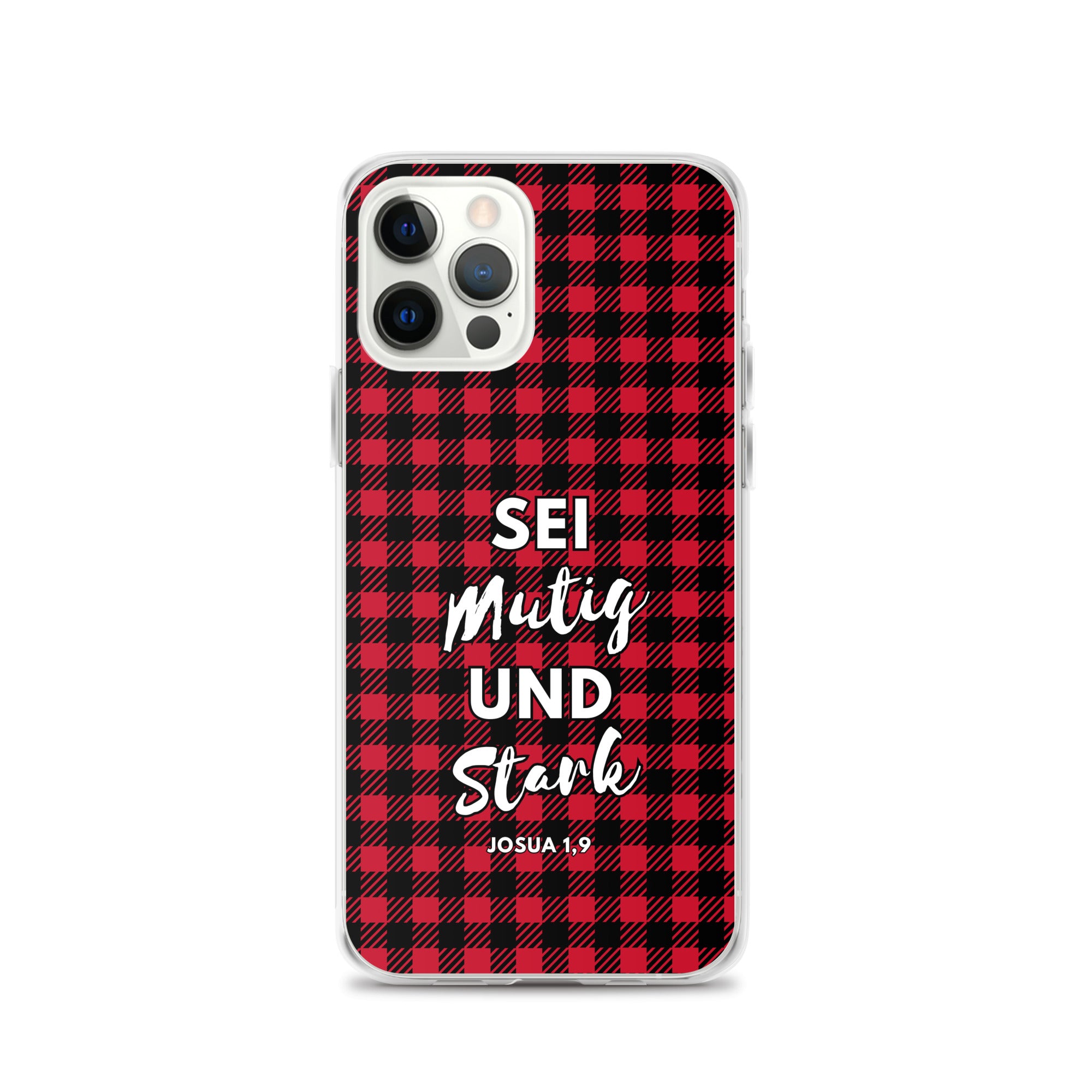 Sei mutig und stark Josua 1,9 iPhone-Hülle