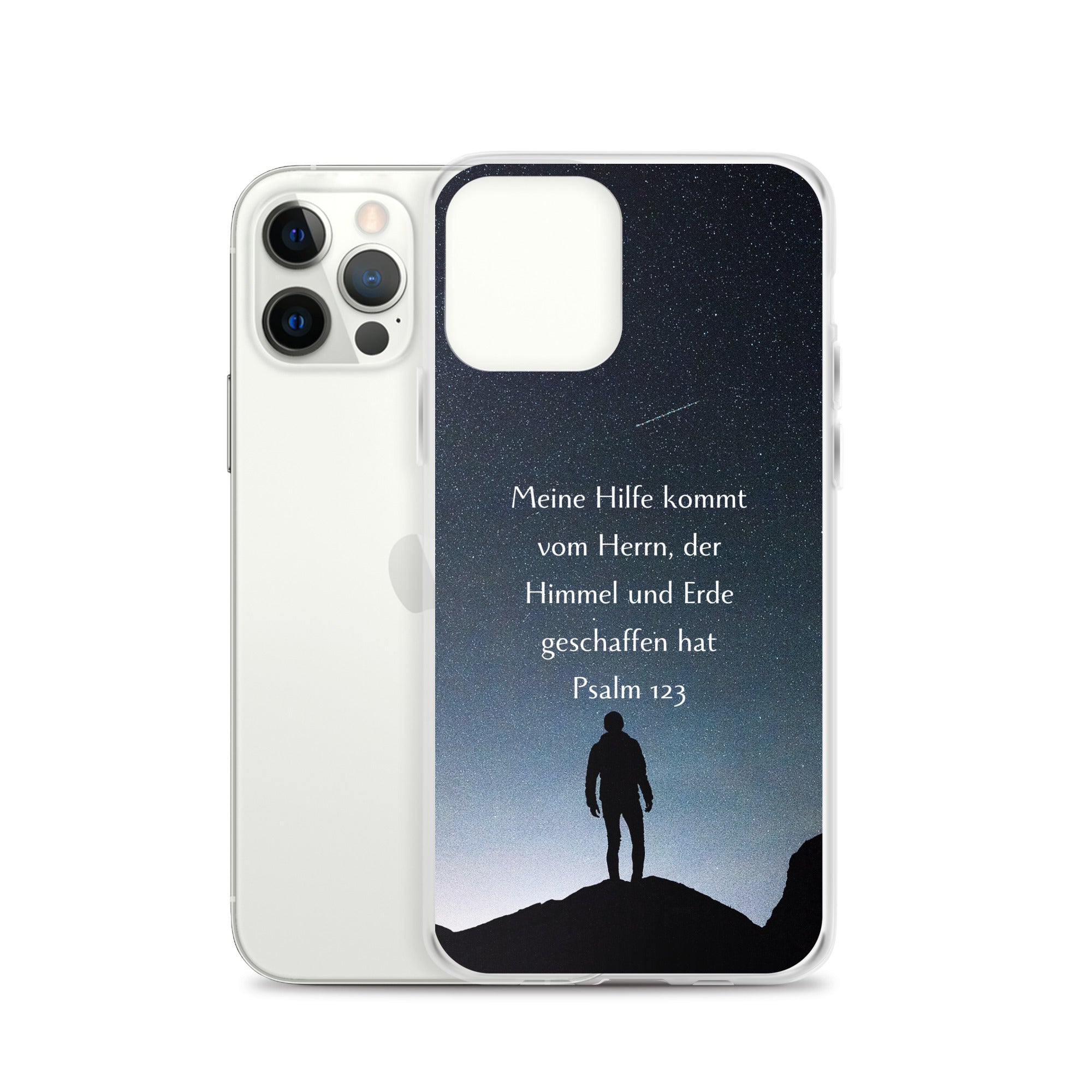 Meine Hilfe kommt vom Herrn Psalm 123 iPhone-Hülle