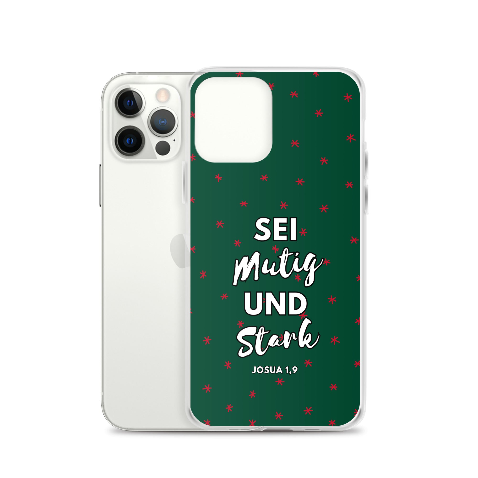 Sei mutig und stark Josua 1,9 iPhone-Hülle