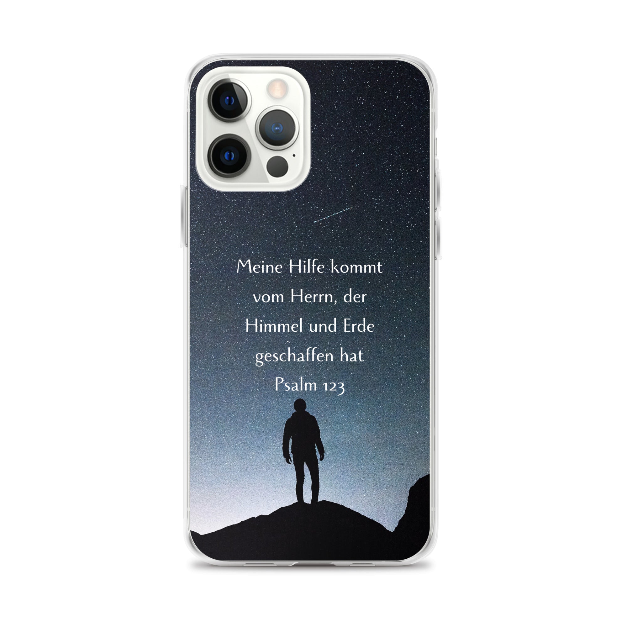 Meine Hilfe kommt vom Herrn Psalm 123 iPhone-Hülle