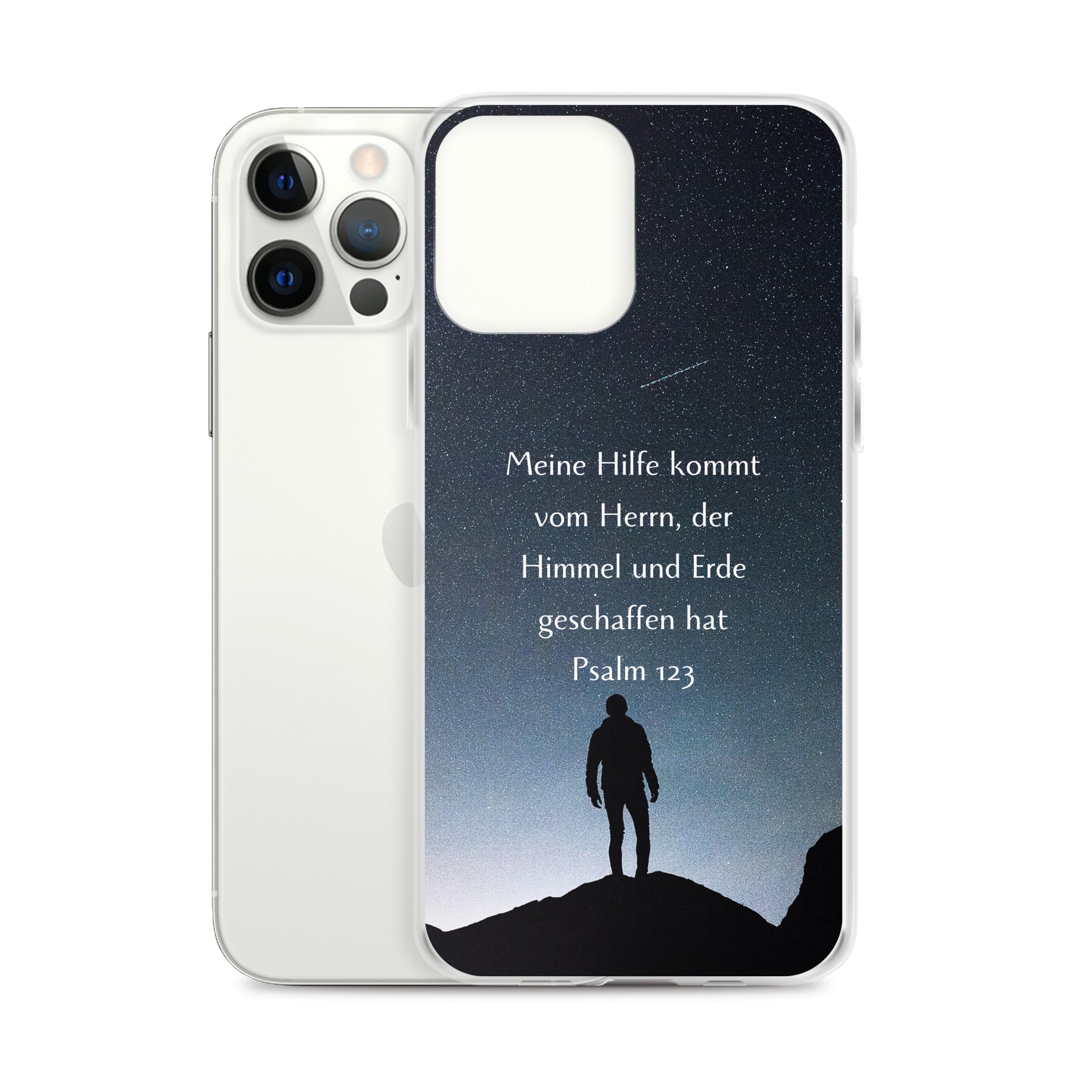 Meine Hilfe kommt vom Herrn Psalm 123 iPhone-Hülle