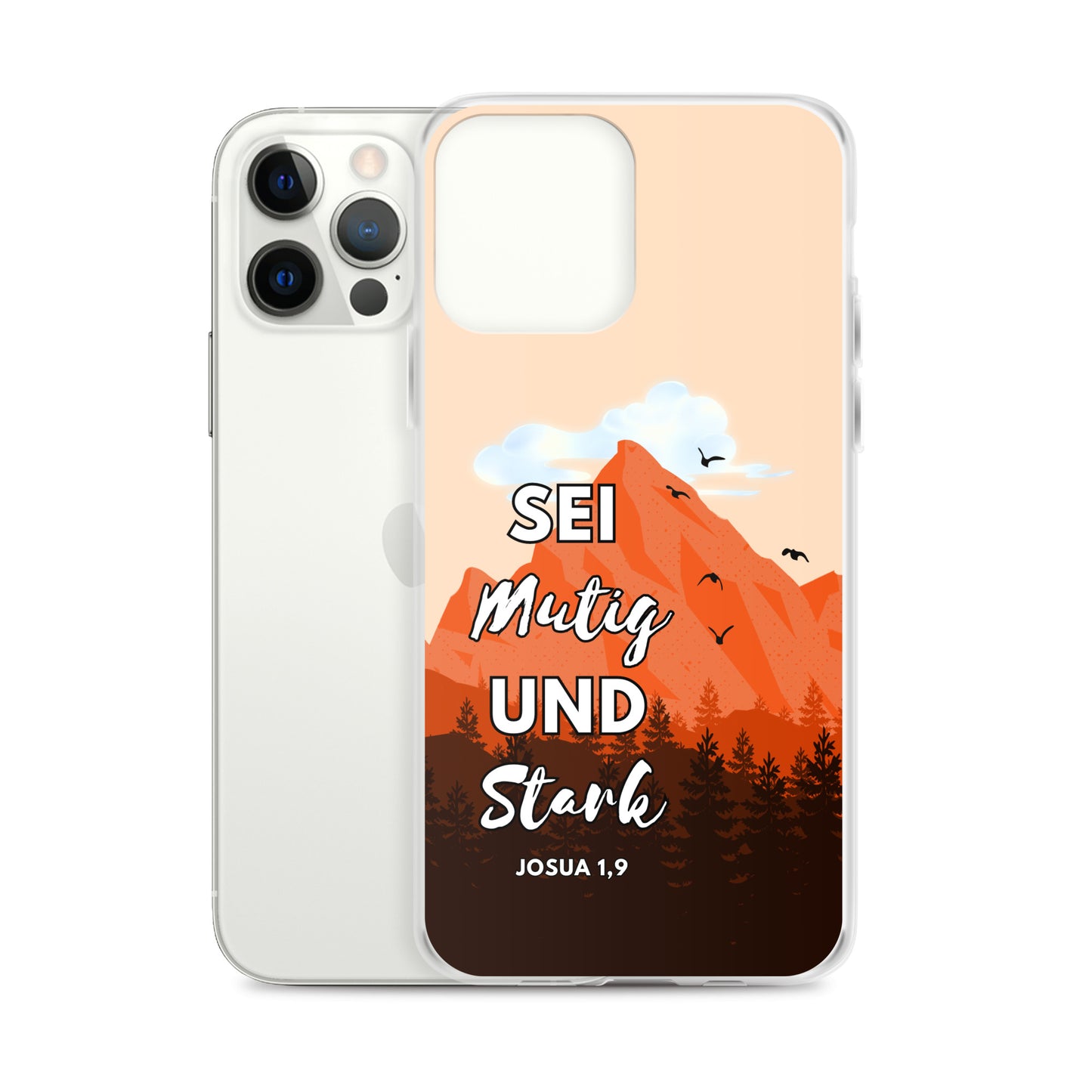 Sei mutig und stark iPhone-Hülle