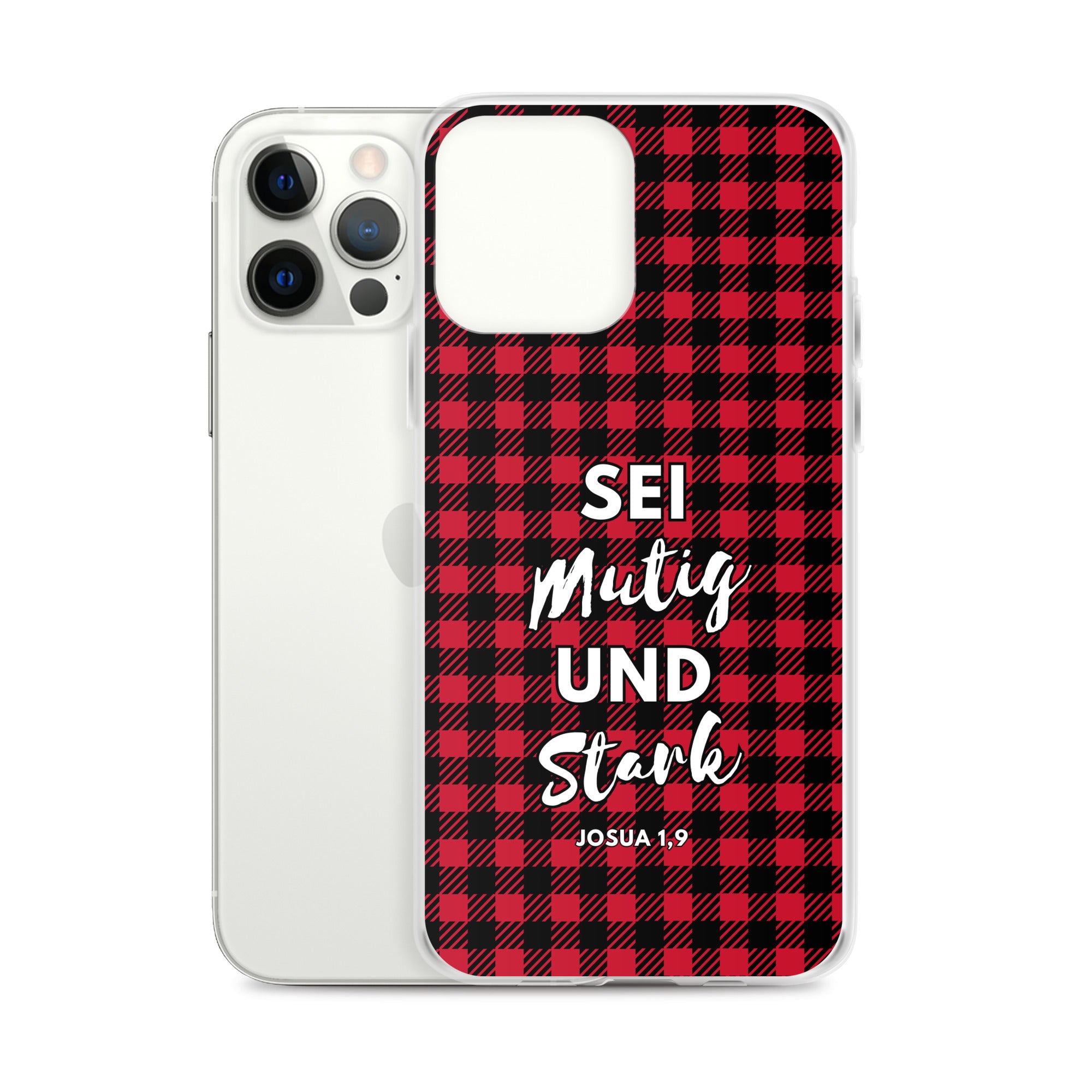 Sei mutig und stark Josua 1,9 iPhone-Hülle