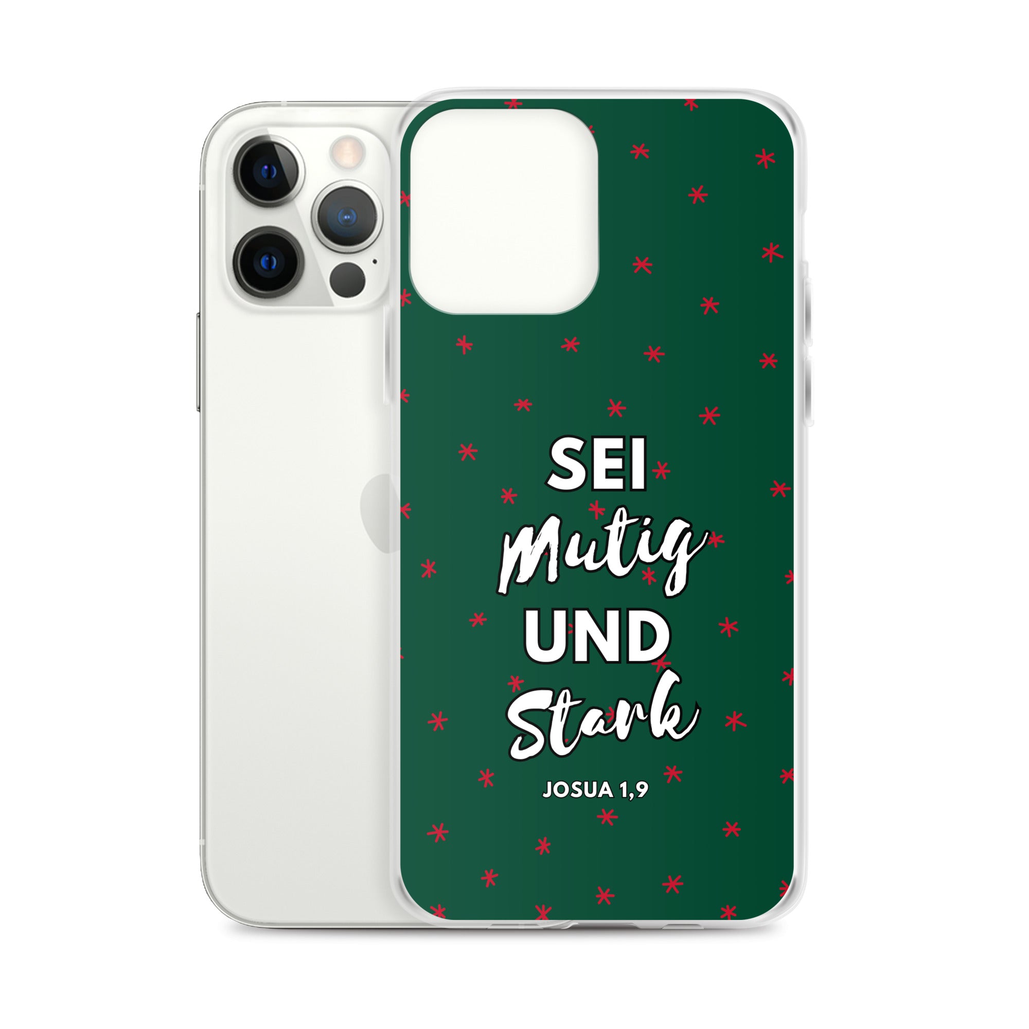 Sei mutig und stark Josua 1,9 iPhone-Hülle