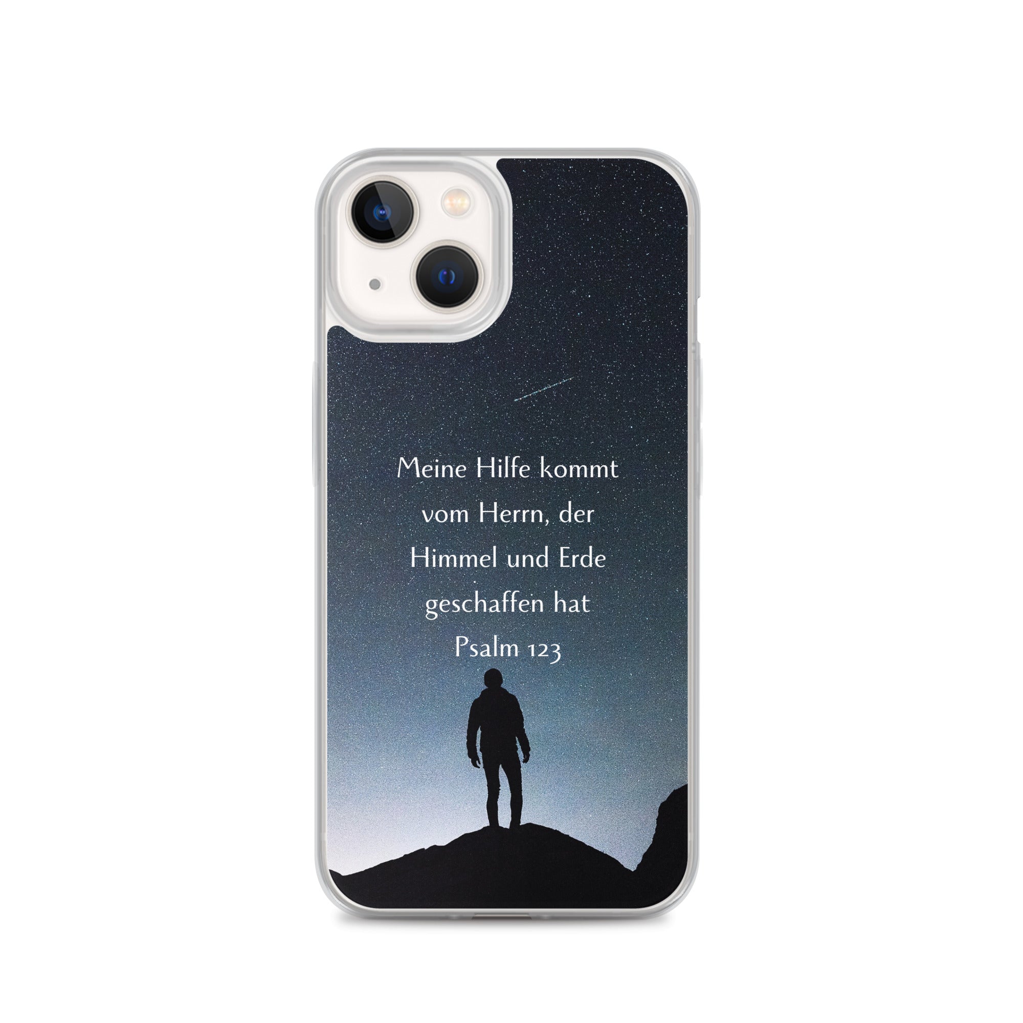 Meine Hilfe kommt vom Herrn Psalm 123 iPhone-Hülle