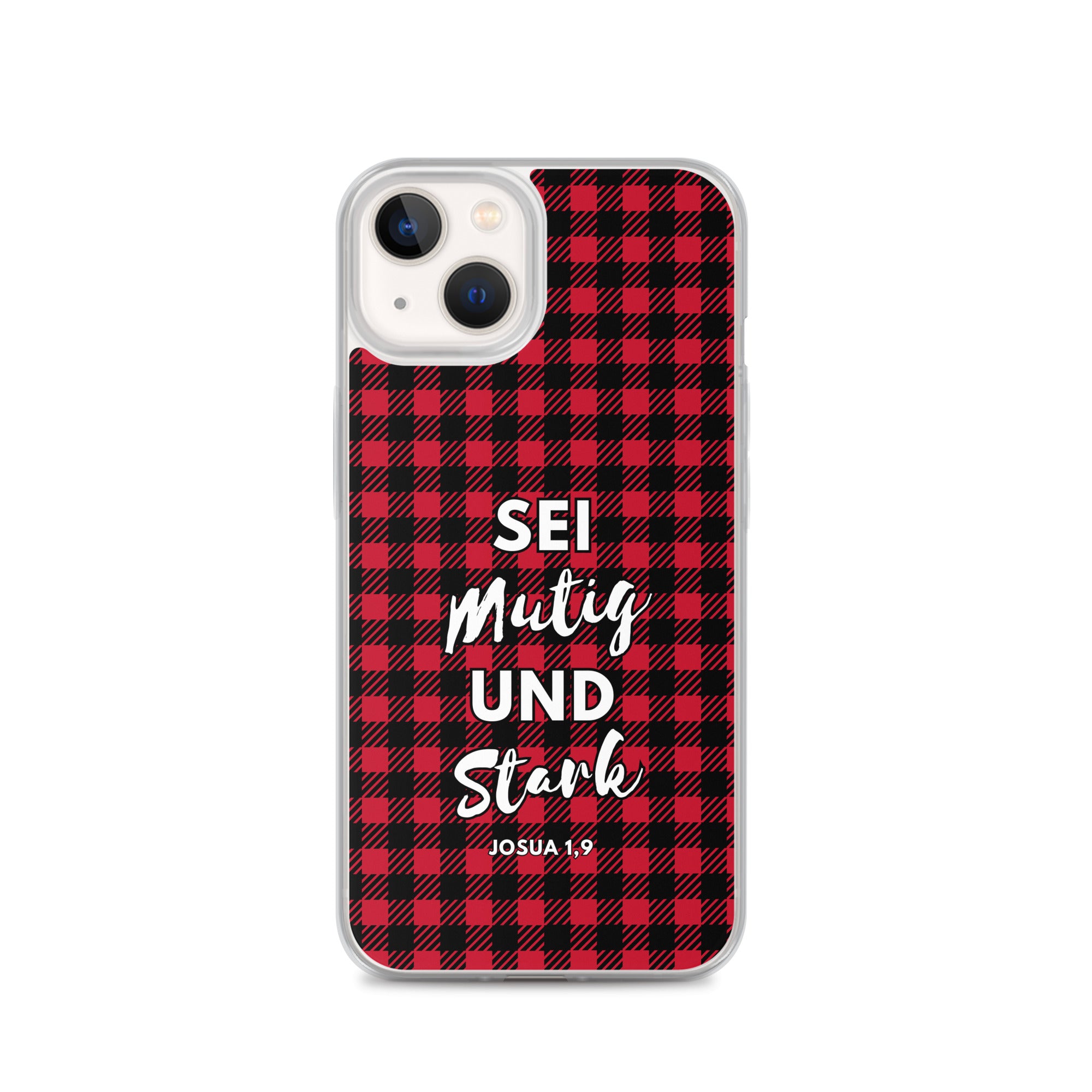 Sei mutig und stark Josua 1,9 iPhone-Hülle