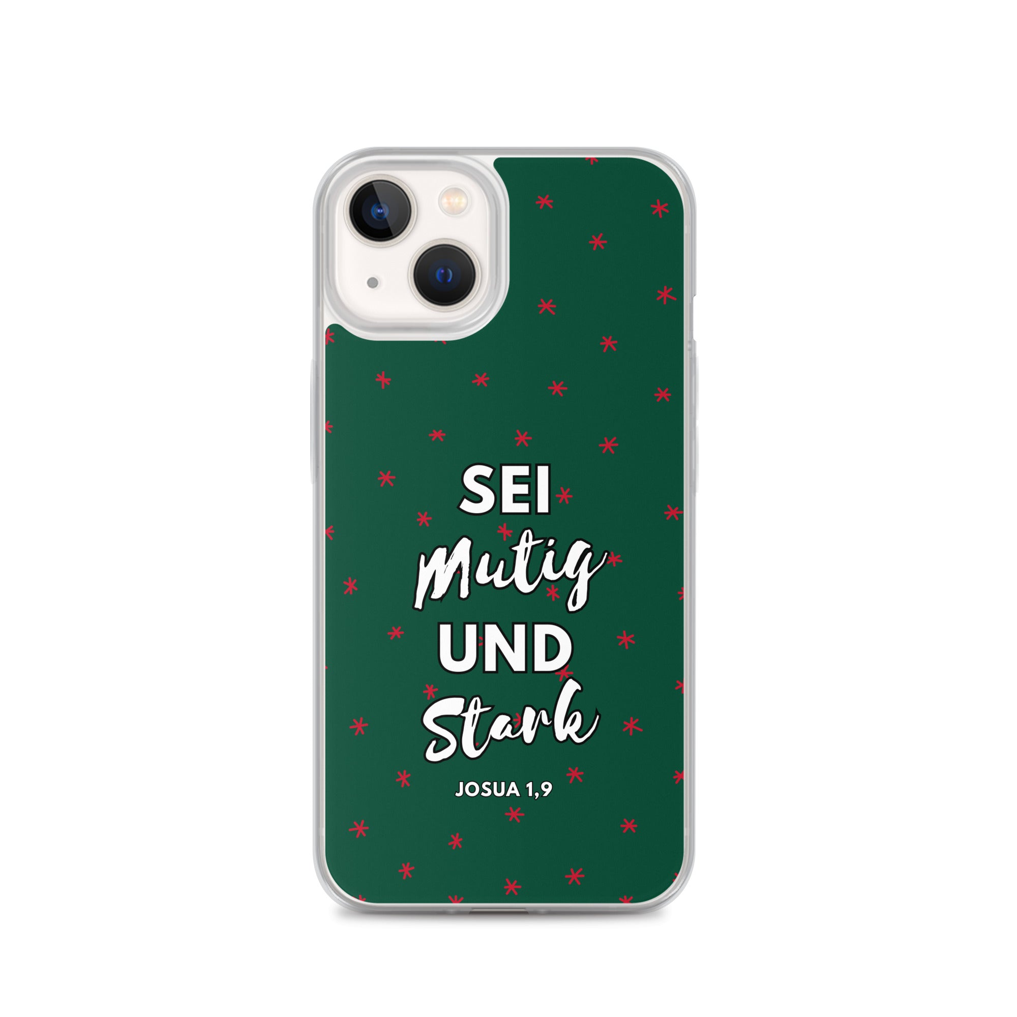 Sei mutig und stark Josua 1,9 iPhone-Hülle