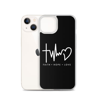 Glaube Liebe Hoffnung - christliche iPhone Handyhülle