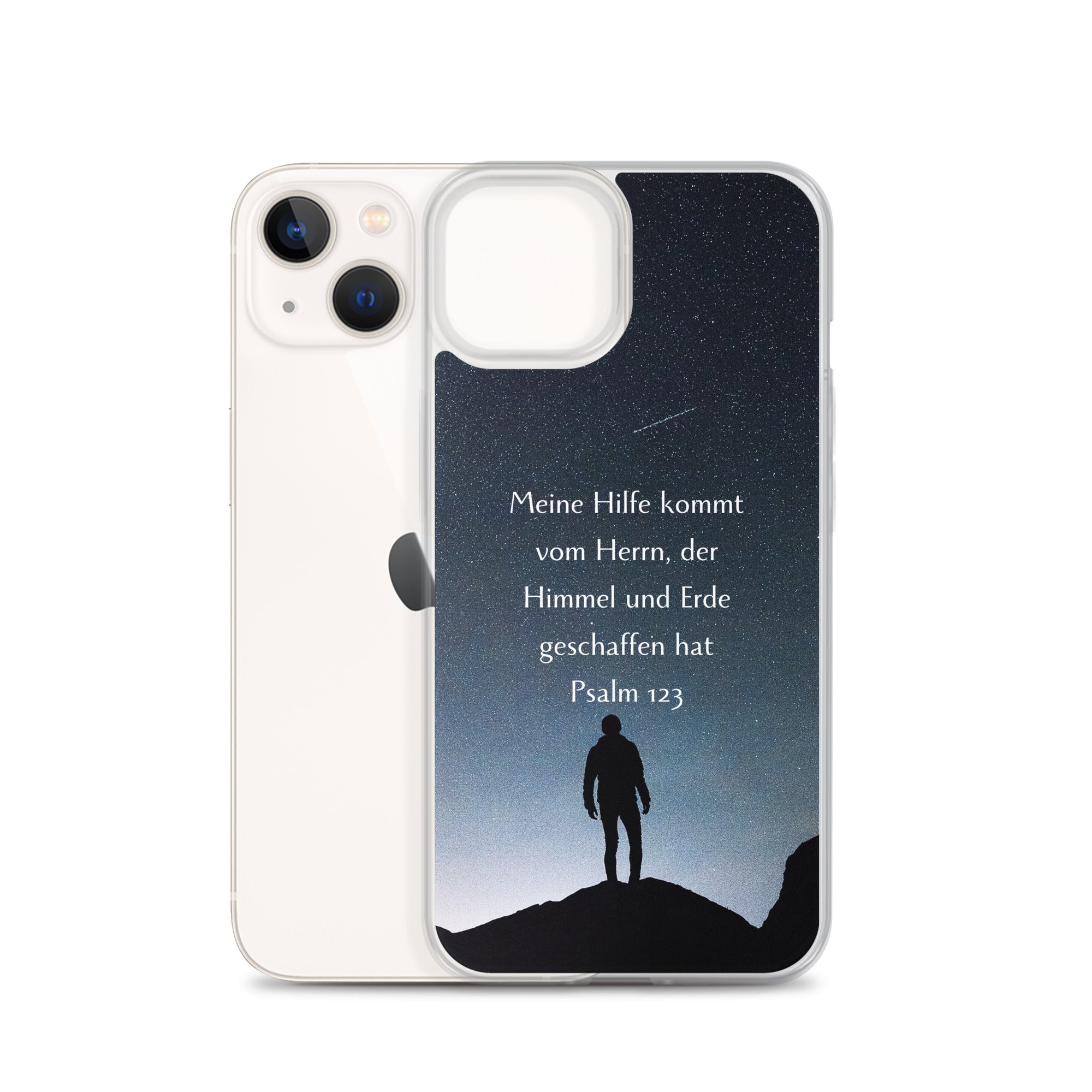 Meine Hilfe kommt vom Herrn Psalm 123 iPhone-Hülle