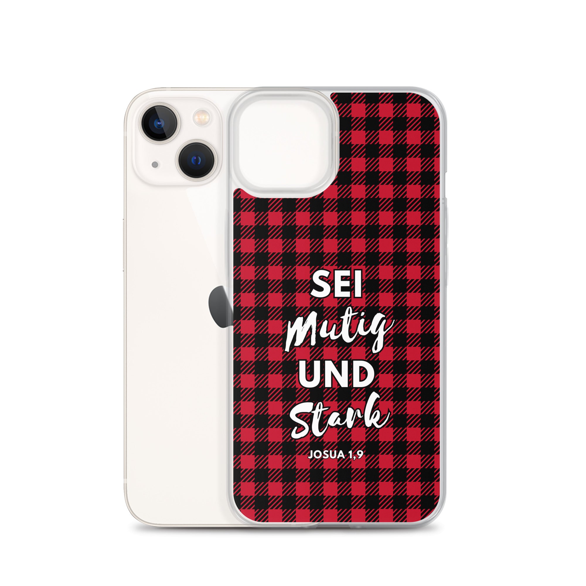 Sei mutig und stark Josua 1,9 iPhone-Hülle
