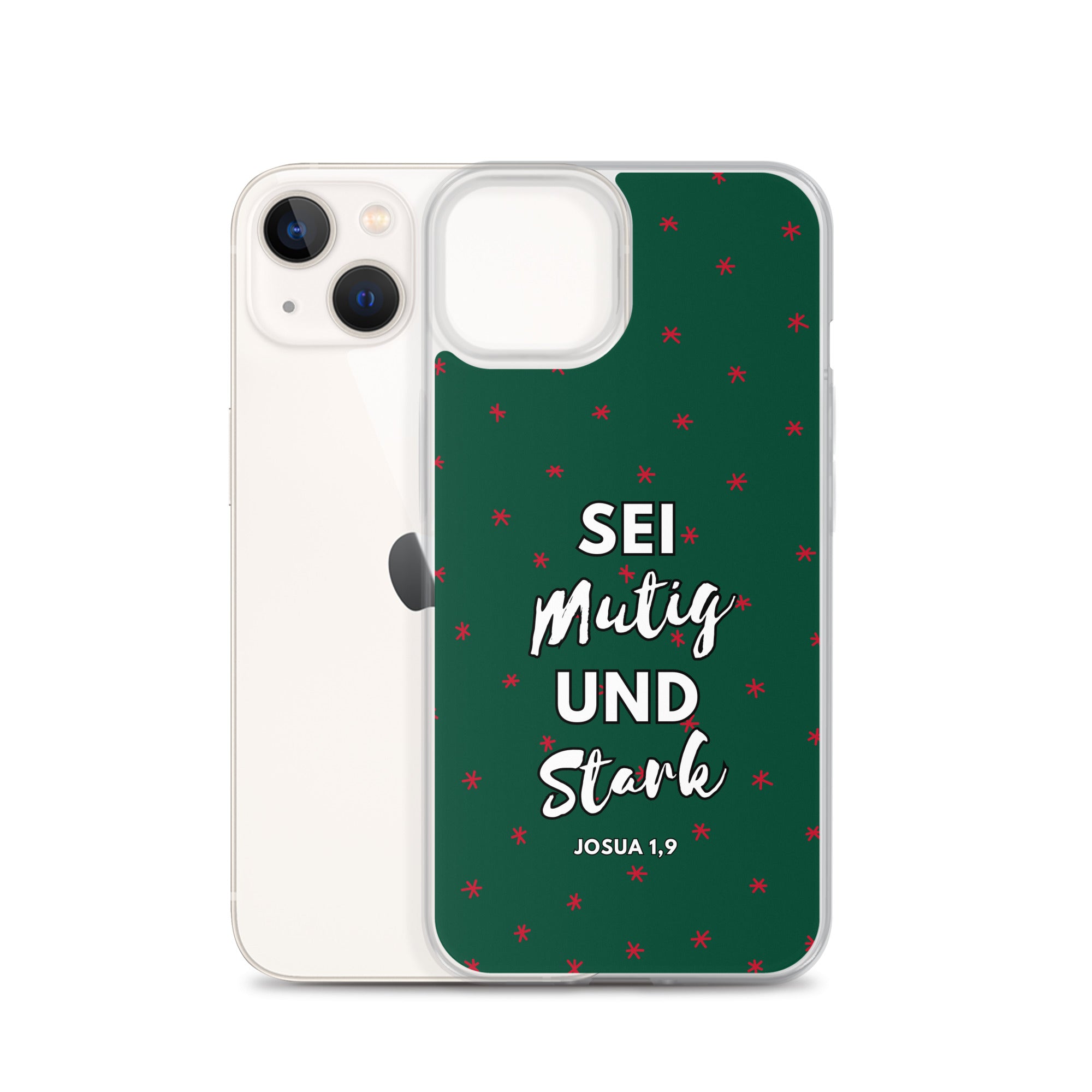Sei mutig und stark Josua 1,9 iPhone-Hülle