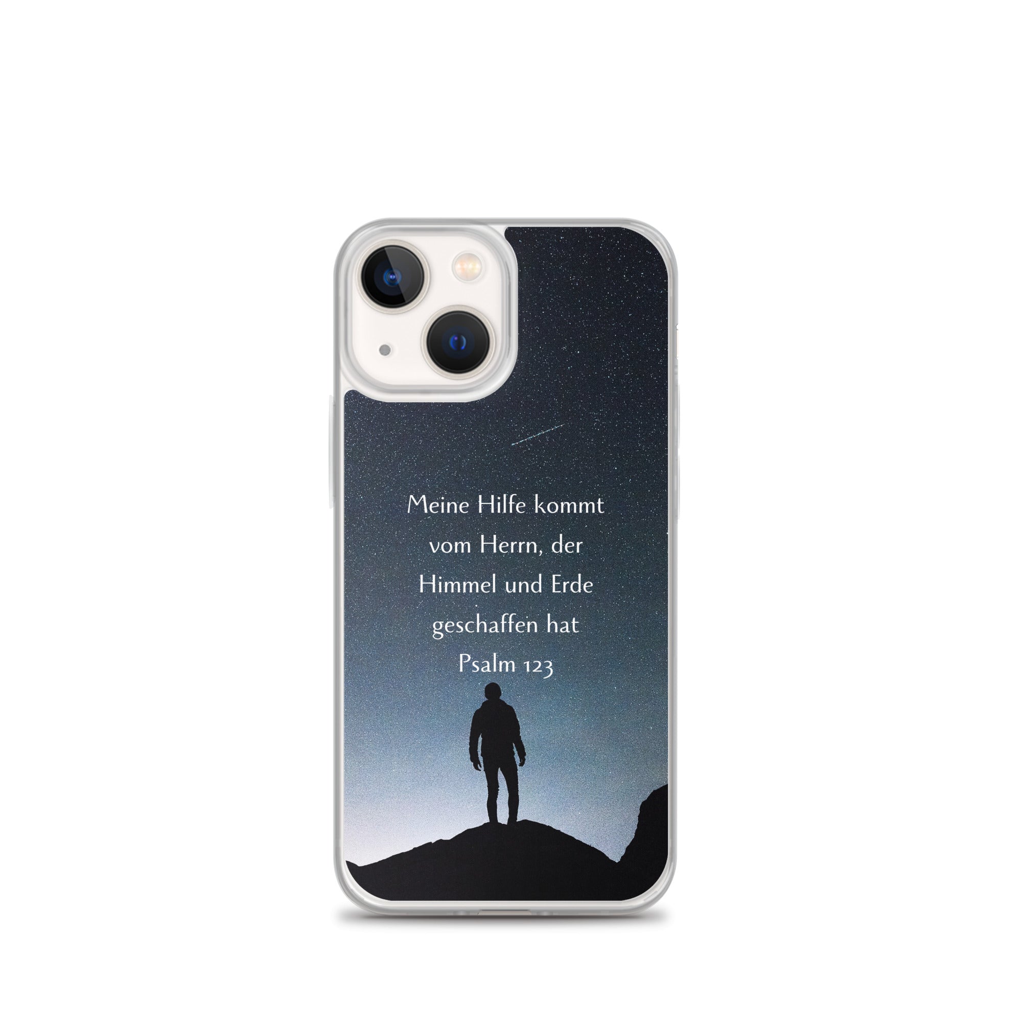 Meine Hilfe kommt vom Herrn Psalm 123 iPhone-Hülle
