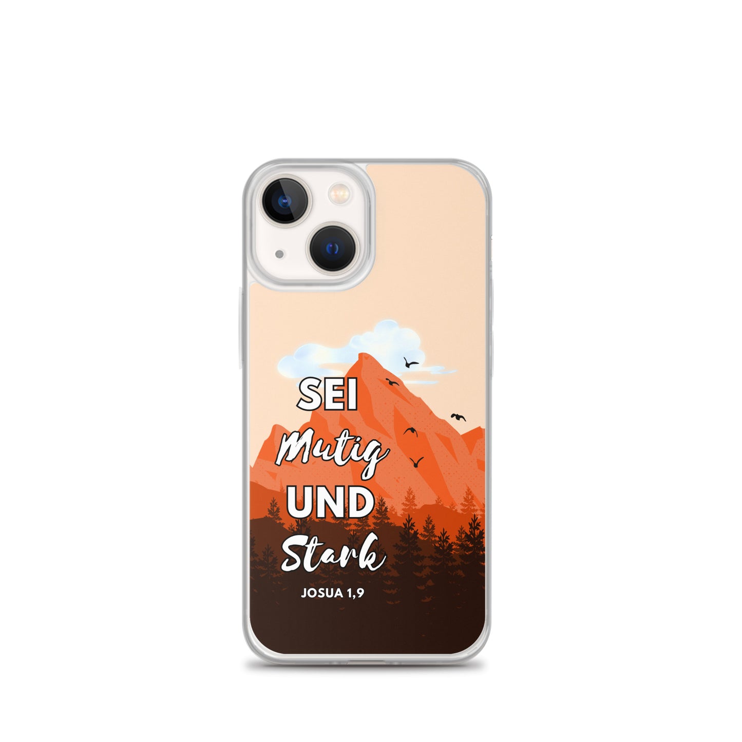 Sei mutig und stark iPhone-Hülle