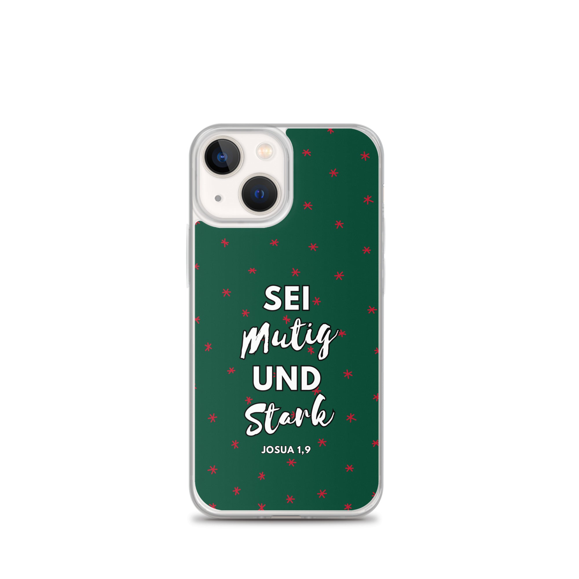 Sei mutig und stark Josua 1,9 iPhone-Hülle