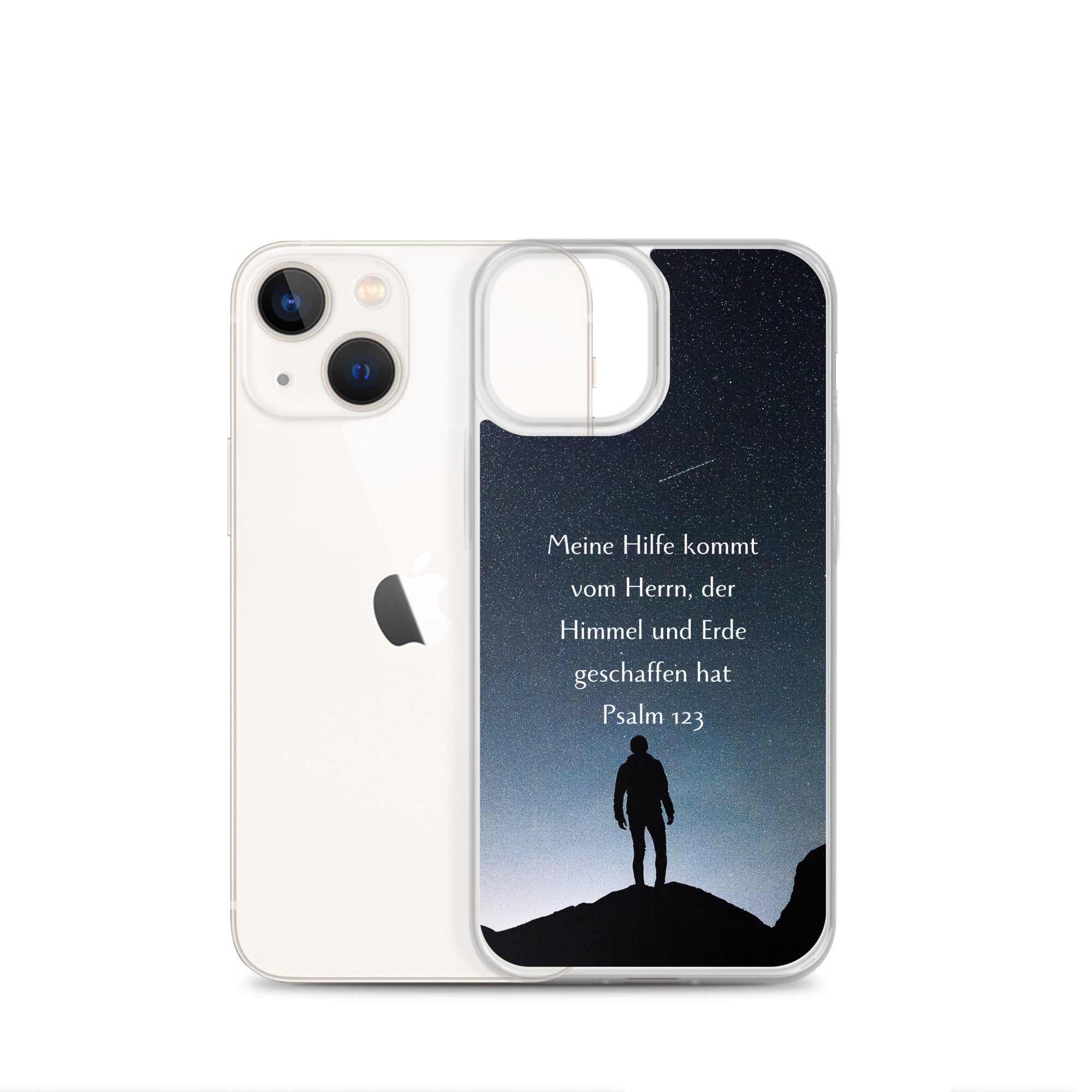 Meine Hilfe kommt vom Herrn Psalm 123 iPhone-Hülle