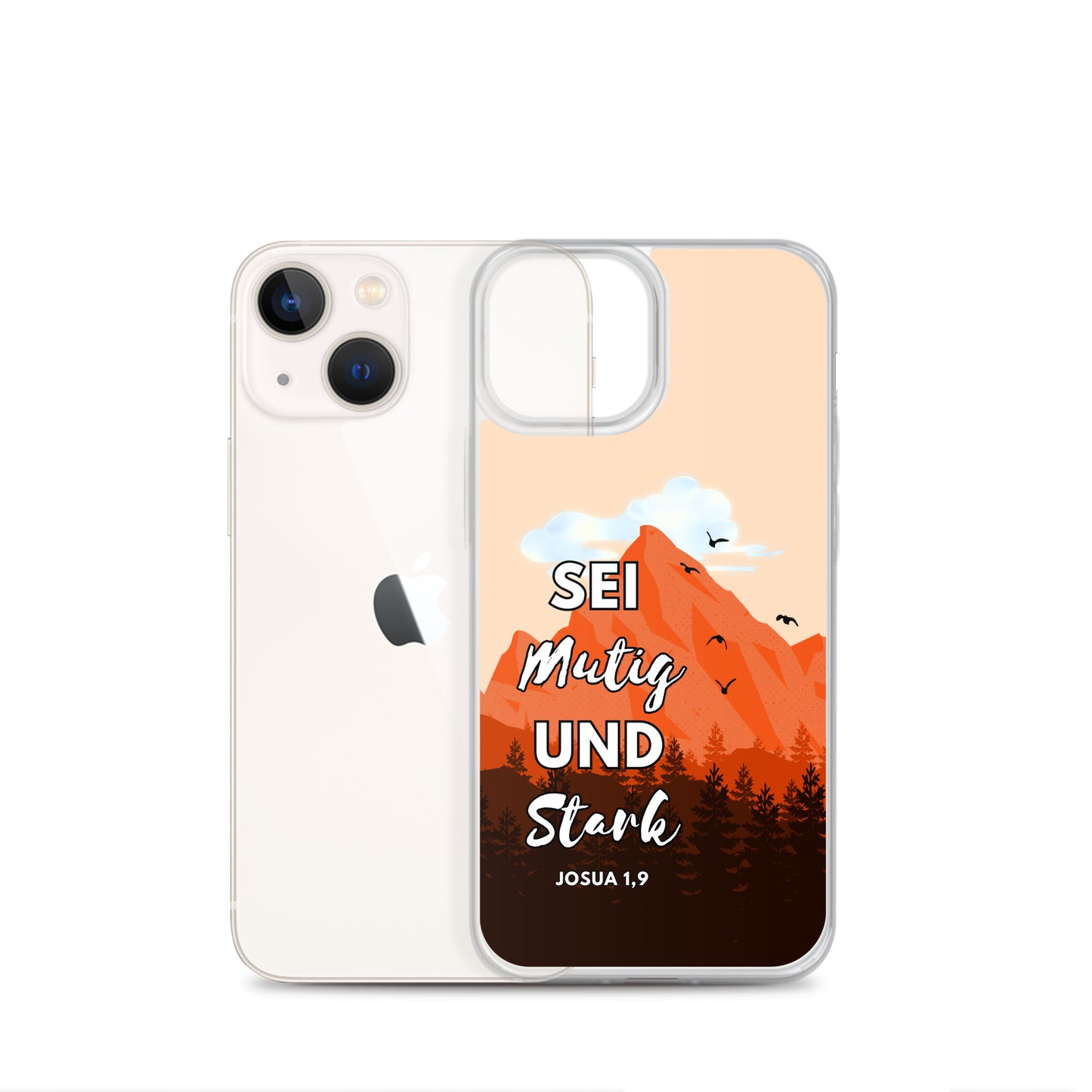 Sei mutig und stark iPhone-Hülle