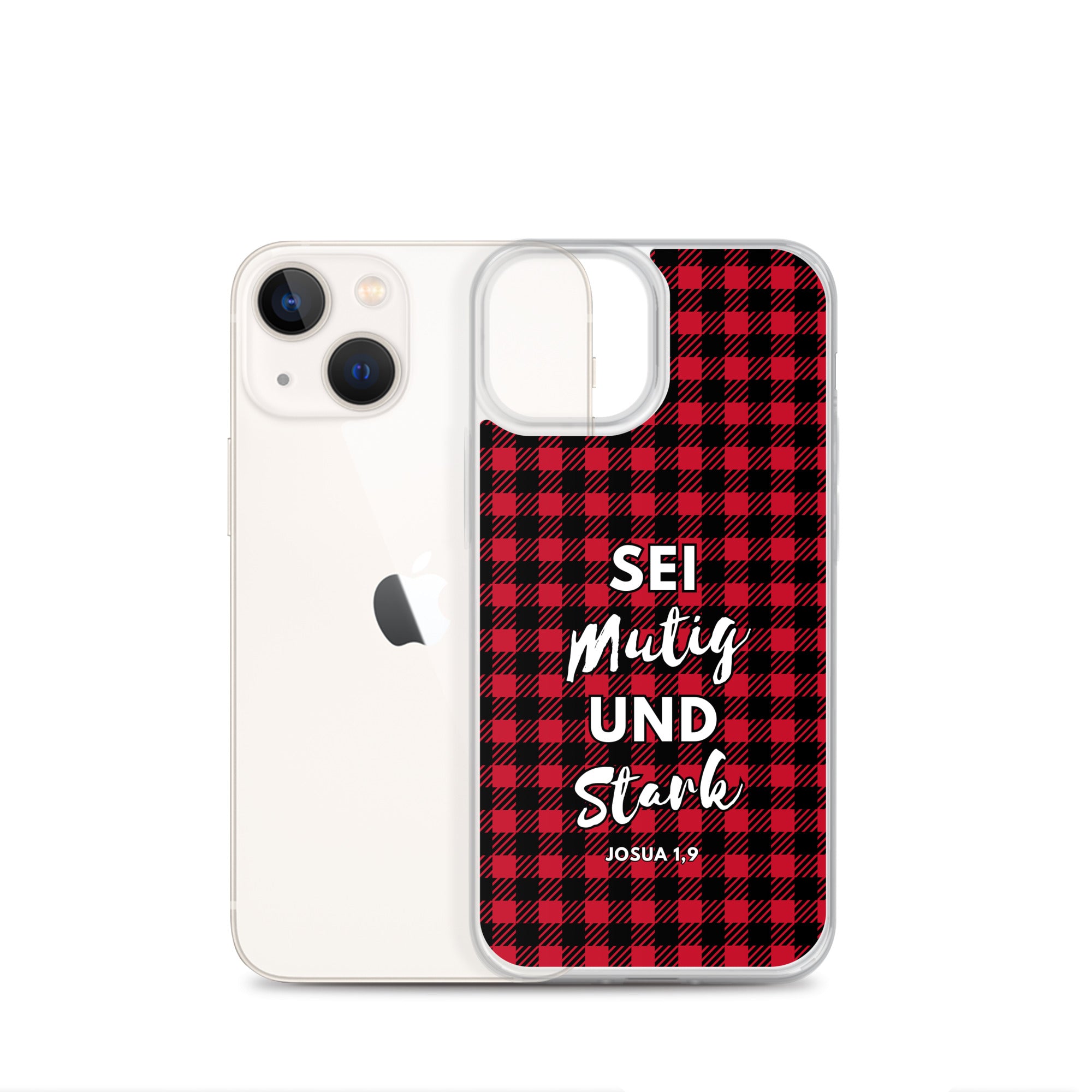 Sei mutig und stark Josua 1,9 iPhone-Hülle
