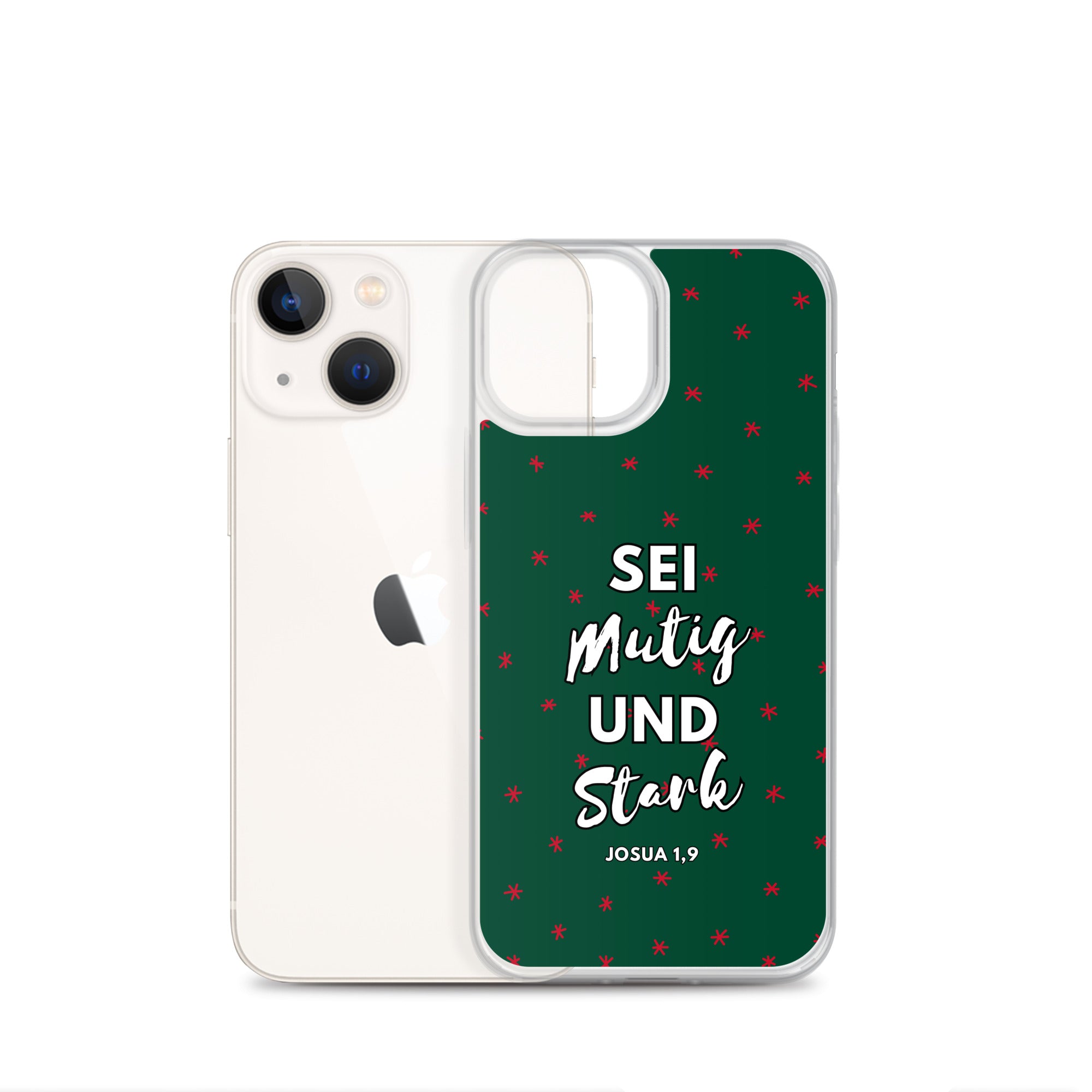 Sei mutig und stark Josua 1,9 iPhone-Hülle