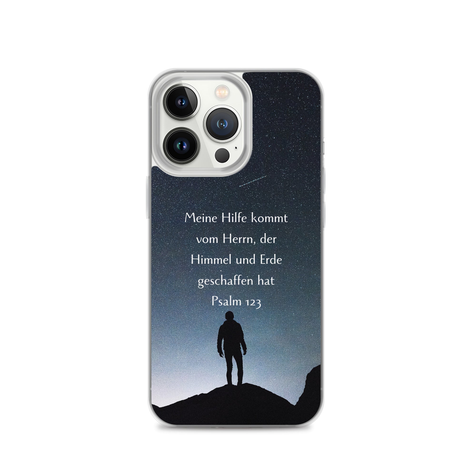 Meine Hilfe kommt vom Herrn Psalm 123 iPhone-Hülle