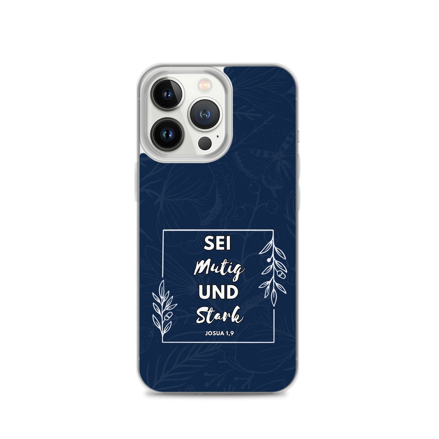 Sei mutig und stark Josua 1,9 iPhone-Hülle