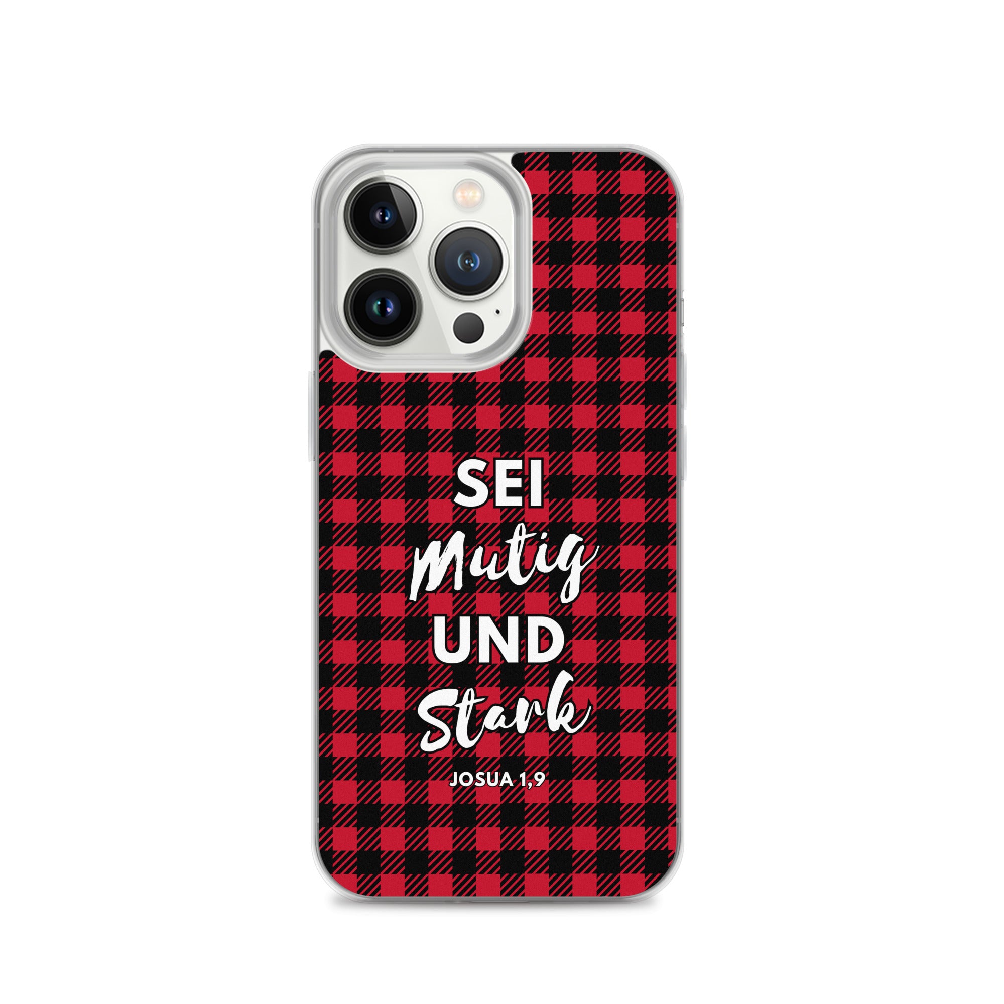 Sei mutig und stark Josua 1,9 iPhone-Hülle