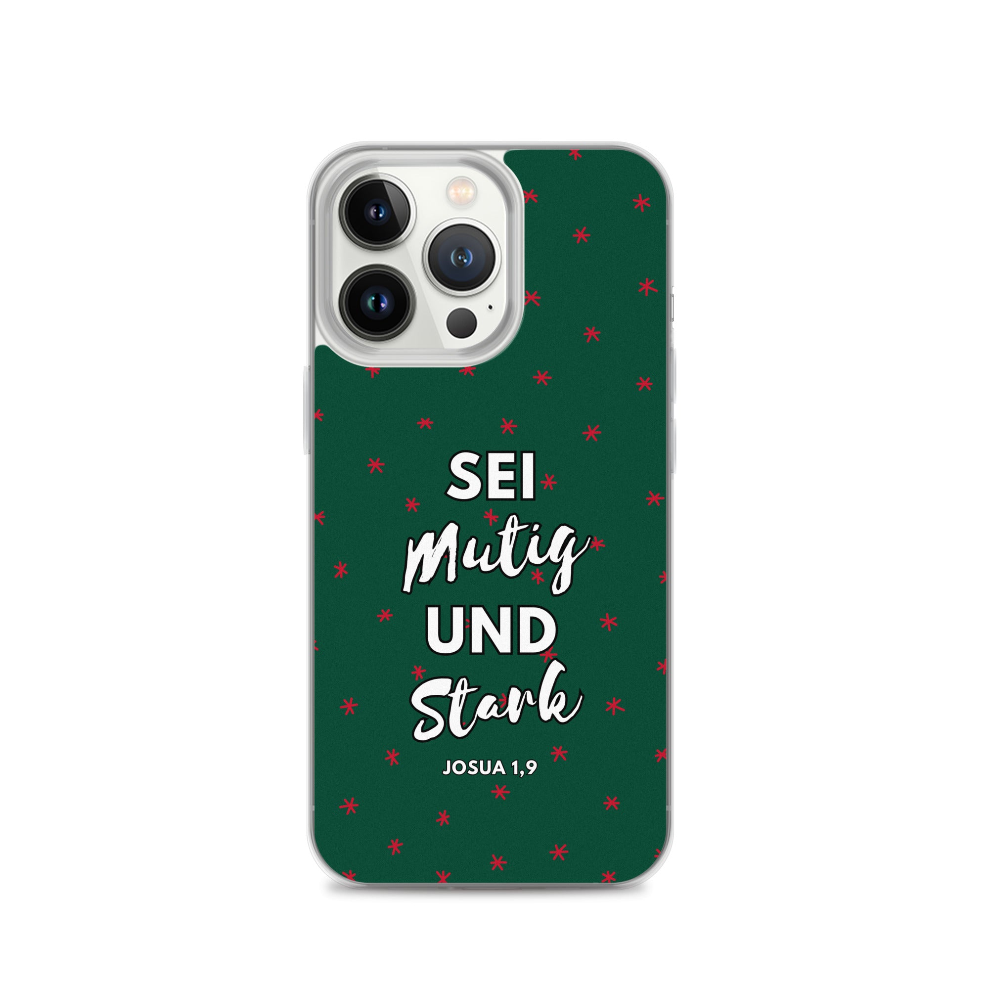 Sei mutig und stark Josua 1,9 iPhone-Hülle