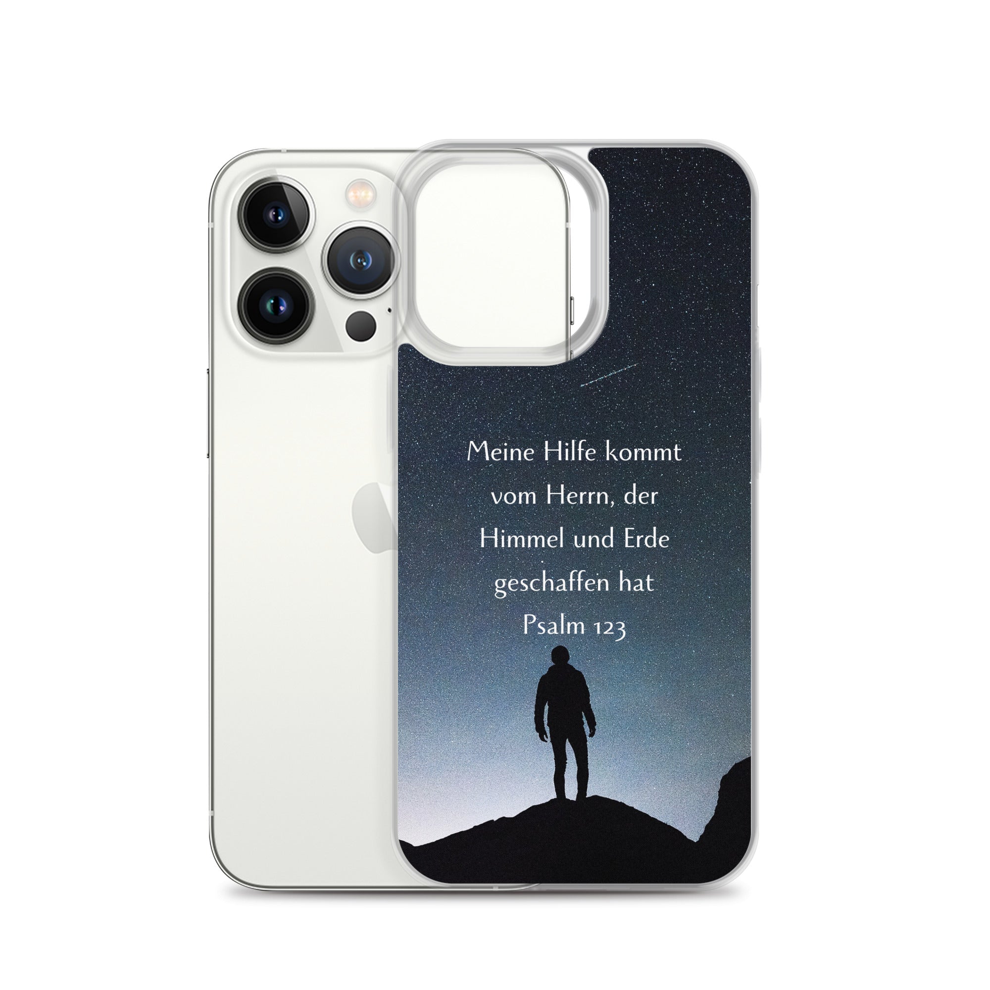 Meine Hilfe kommt vom Herrn Psalm 123 iPhone-Hülle