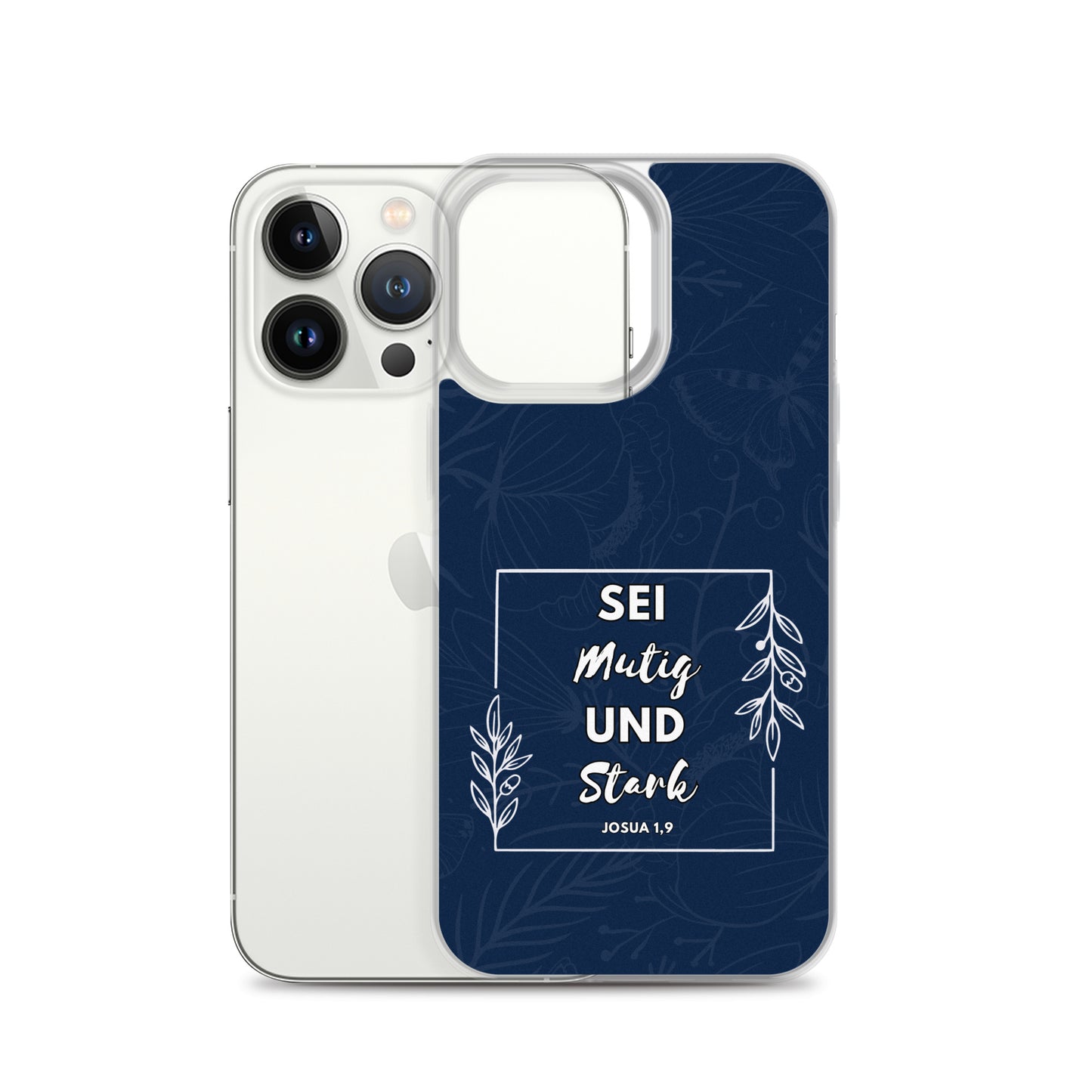 Sei mutig und stark Josua 1,9 iPhone-Hülle