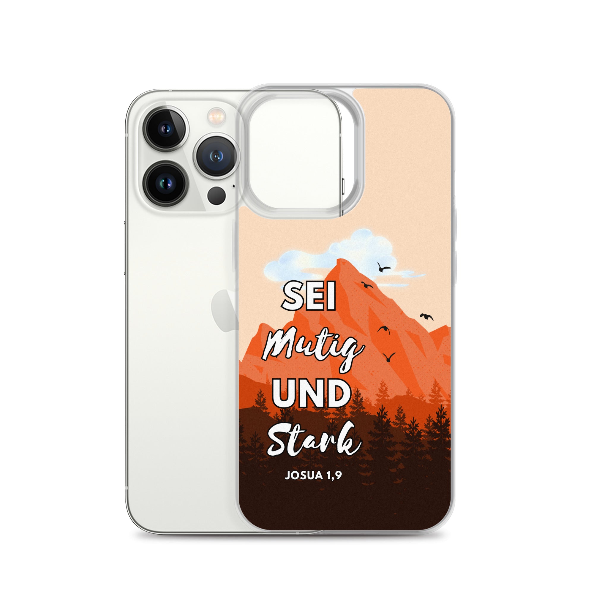 Sei mutig und stark iPhone-Hülle
