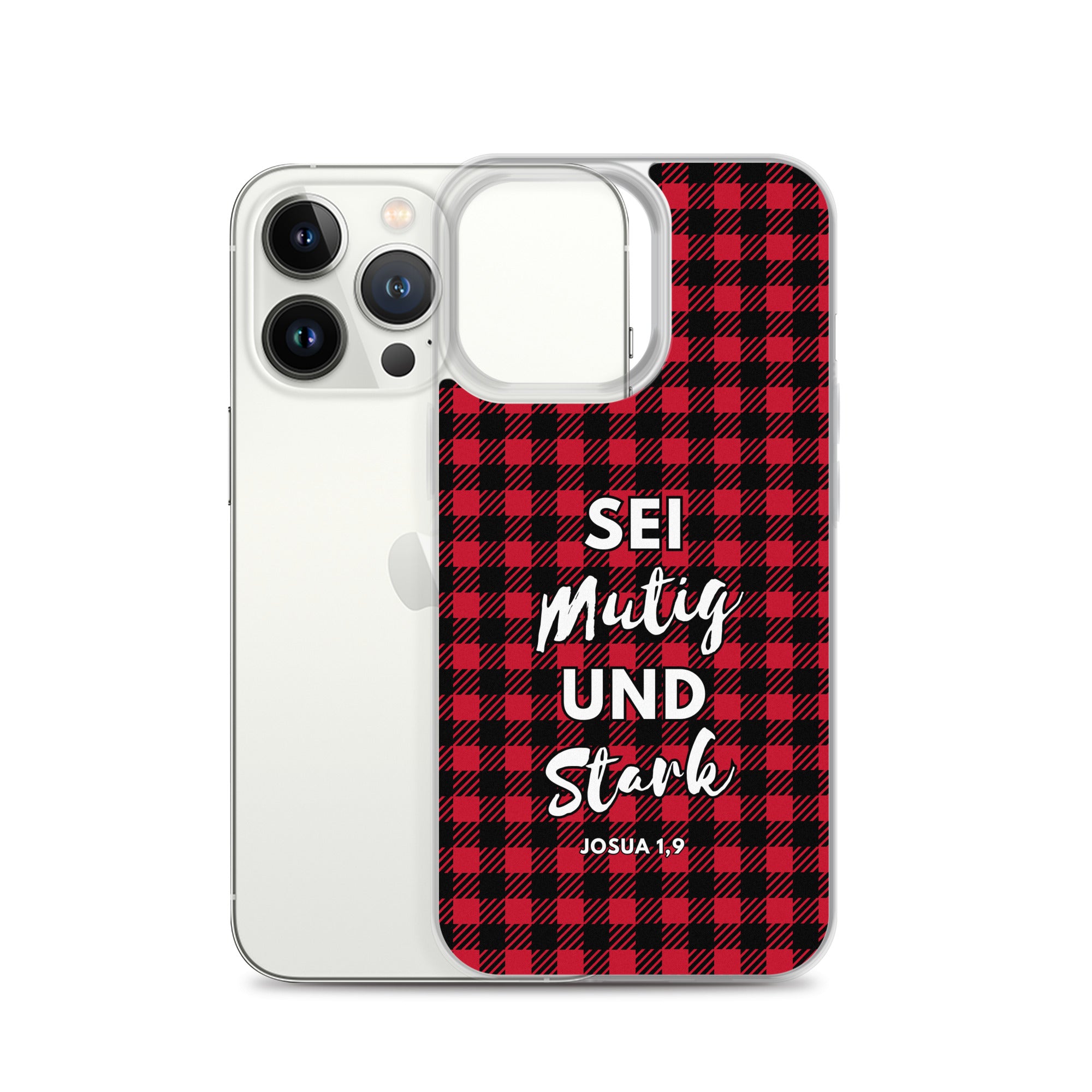 Sei mutig und stark Josua 1,9 iPhone-Hülle