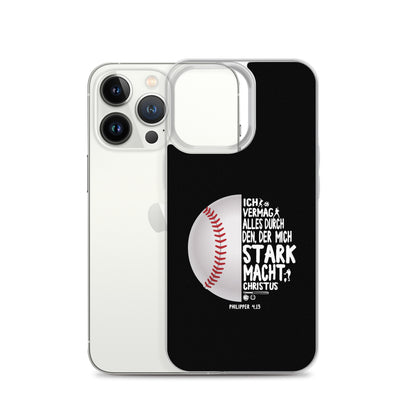 Philipper 4,13 Baseball Ich vermag alles durch Christus iPhone-Hülle