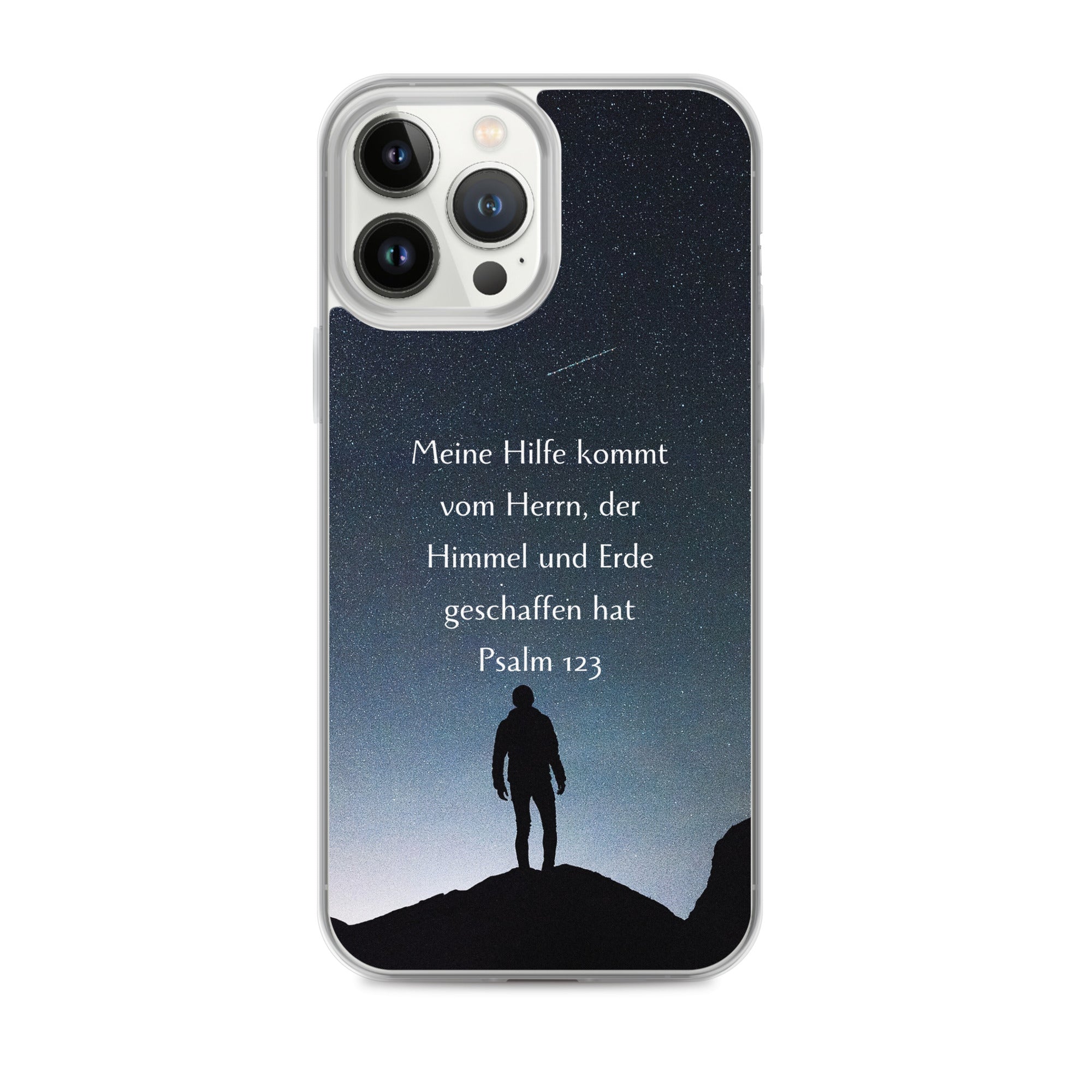 Meine Hilfe kommt vom Herrn Psalm 123 iPhone-Hülle