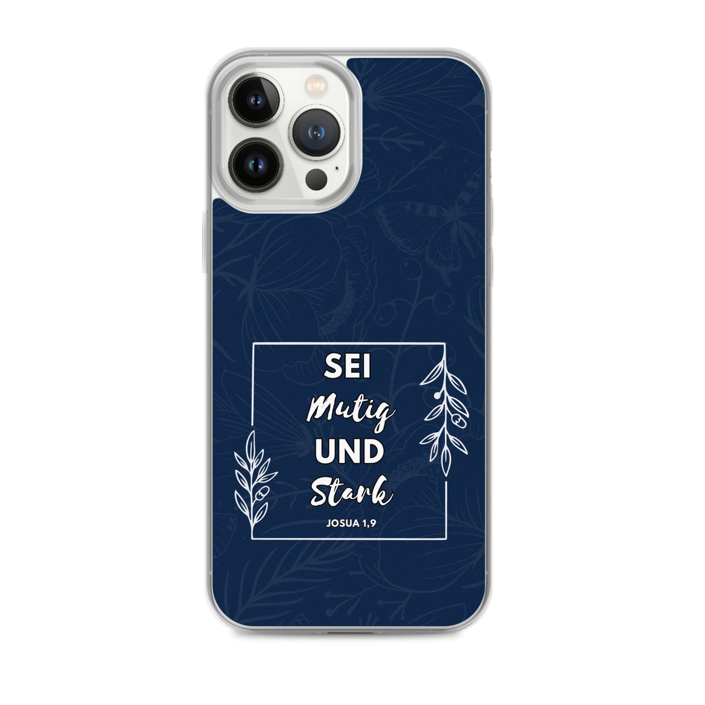 Sei mutig und stark Josua 1,9 iPhone-Hülle